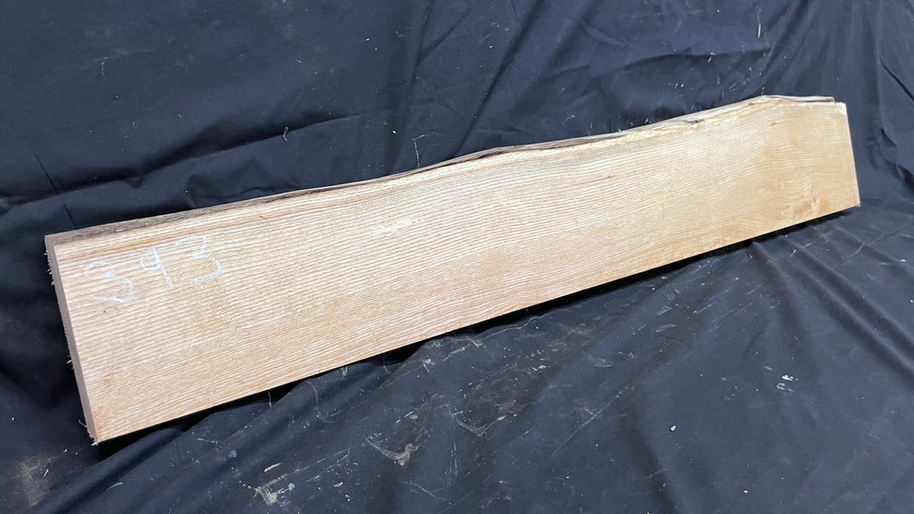Ash hardwood,shelf, mantlepiece. timber, plank 1195 L x 205 W x 64 D mm     (393)