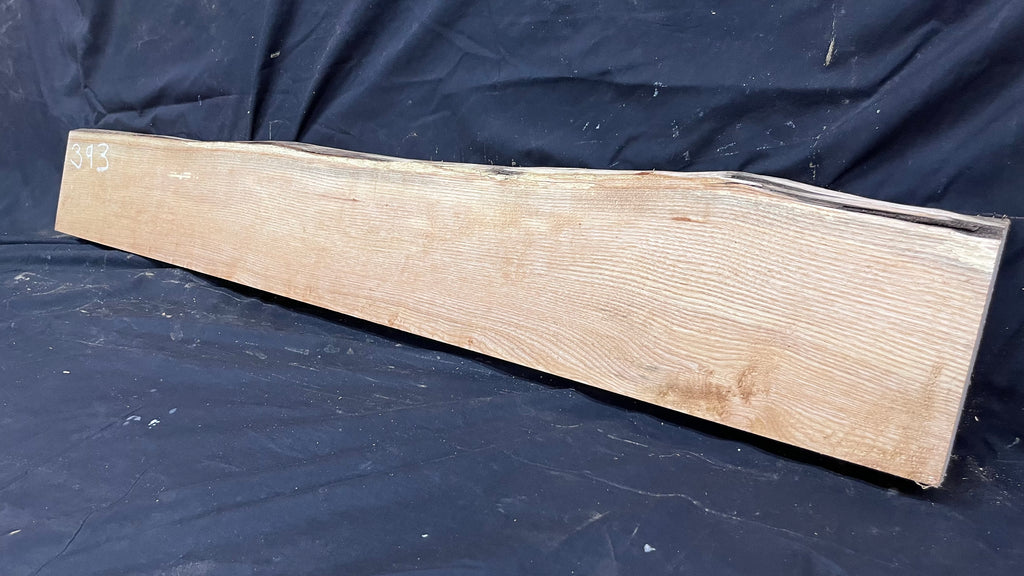 Ash hardwood,shelf, mantlepiece. timber, plank 1195 L x 205 W x 64 D mm     (393)