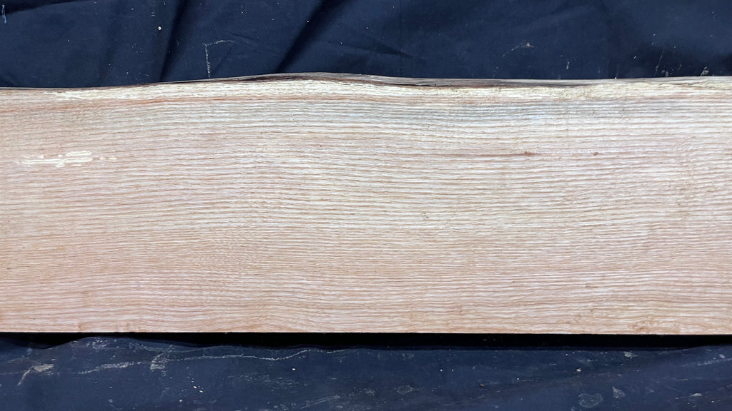 Ash hardwood,shelf, mantlepiece. timber, plank 1195 L x 205 W x 64 D mm     (393)
