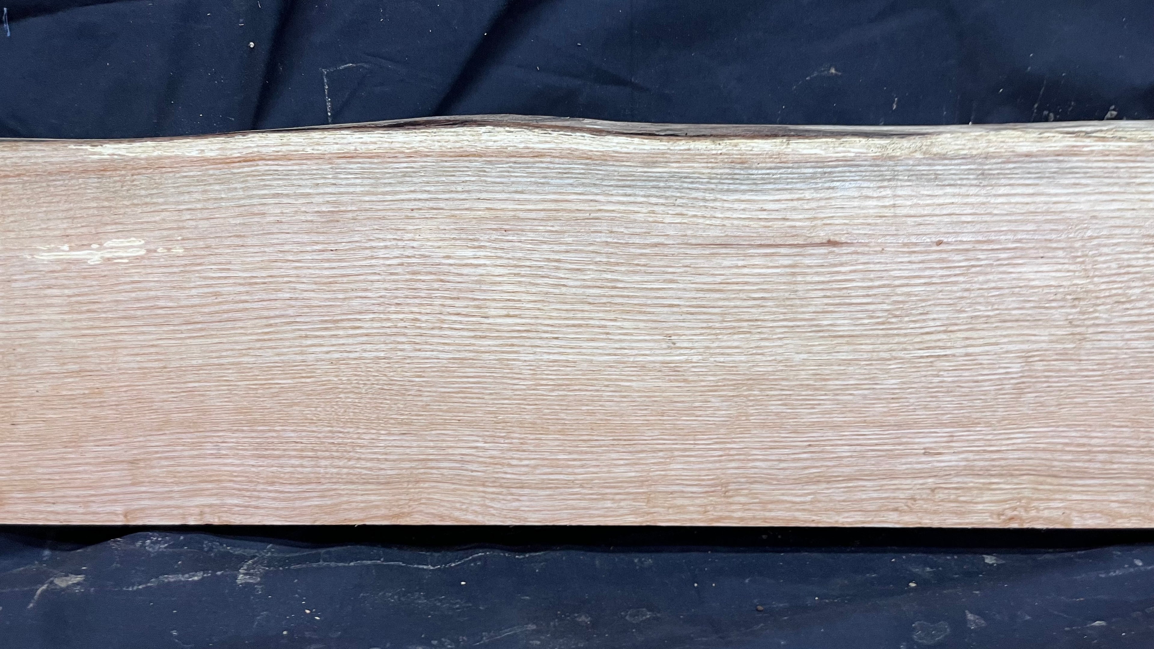 Ash hardwood,shelf, mantlepiece. timber, plank 1195 L x 205 W x 64 D mm     (393)