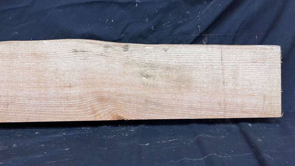 Ash hardwood,shelf, mantlepiece. timber, plank 1195 L x 205 W x 64 D mm     (393)