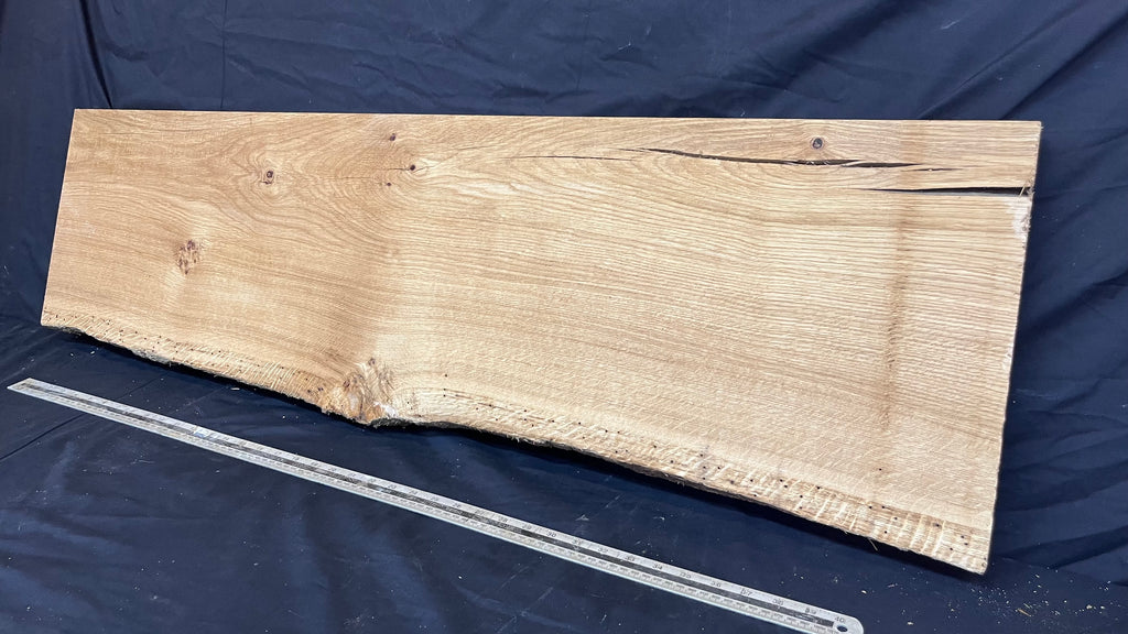 OAK HARDWOOD SHELVING, MANTLE, SHELF 1178 L x 359 W x 41 D mm (242)