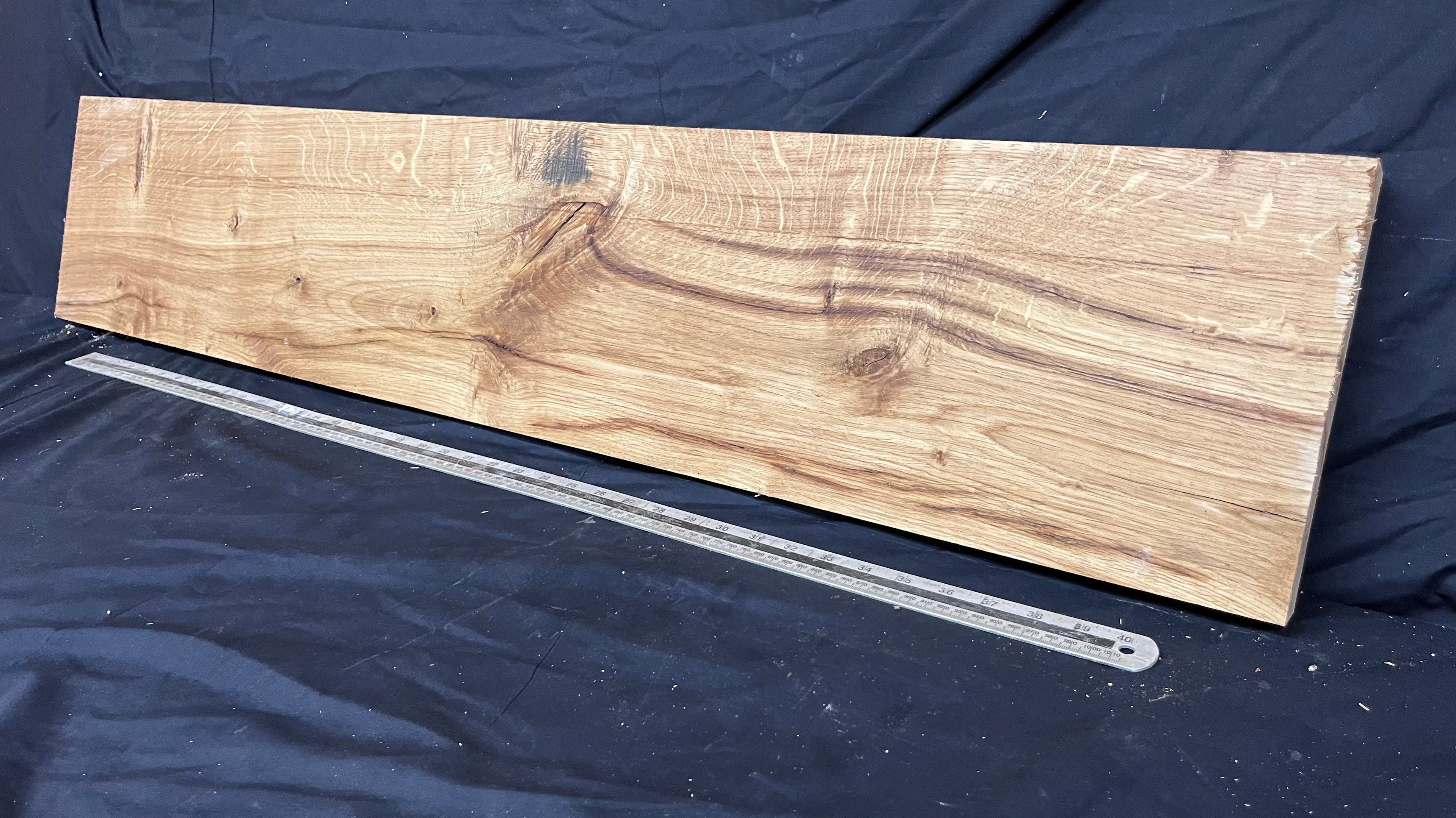 OAK HARDWOOD SHELVING, MANTLE, SHELF 1196 L x 233 W x 39 D mm (249)