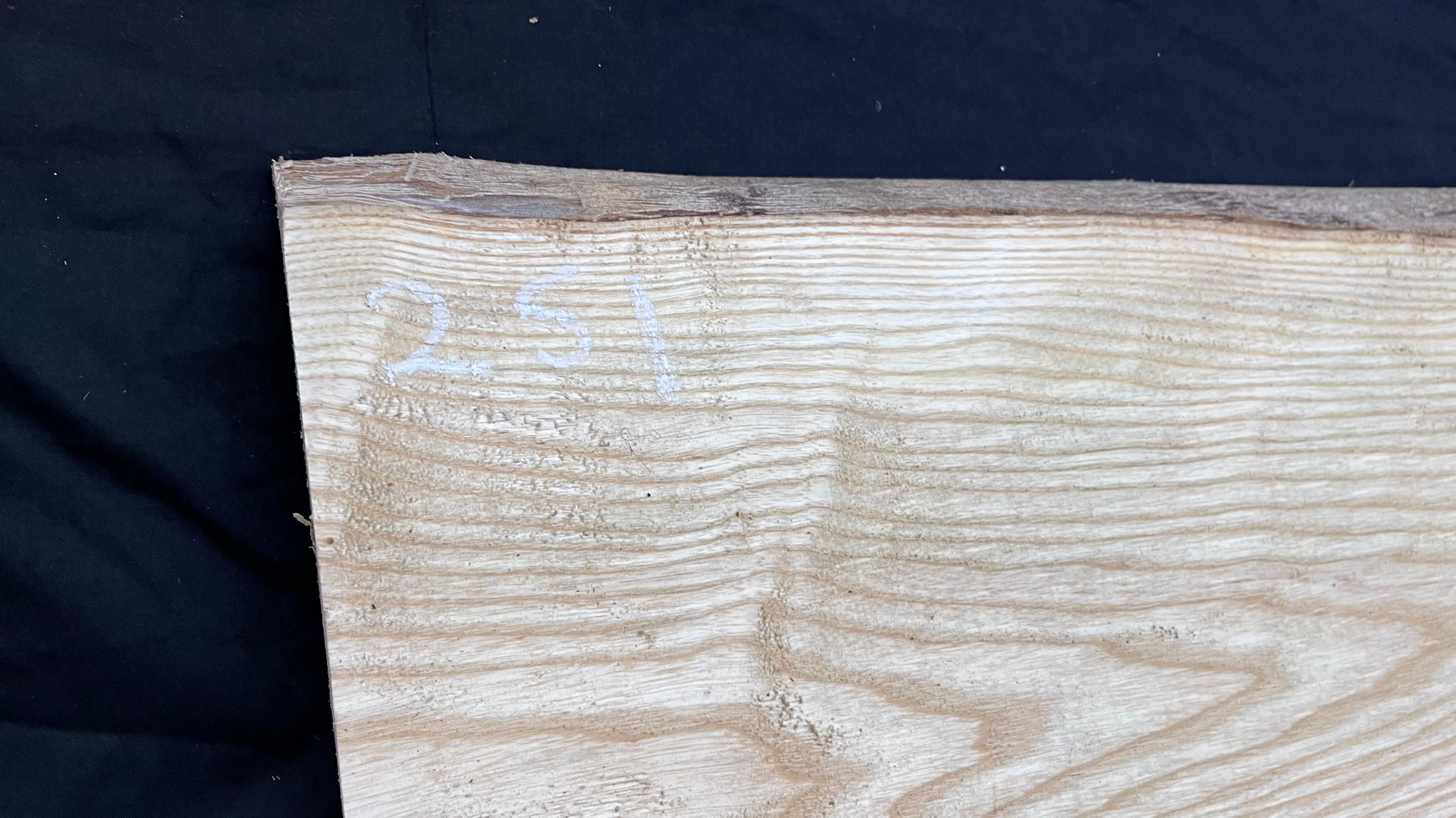 Ash hardwood boards, shelving, platter, 737 L x 355 W x 37 D mm     (251)
