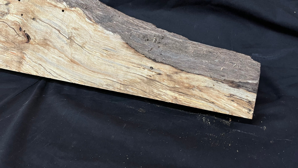 Hornbeam mantle, chunky Plank 1258 L x 237 W x 52 D mm   (263)