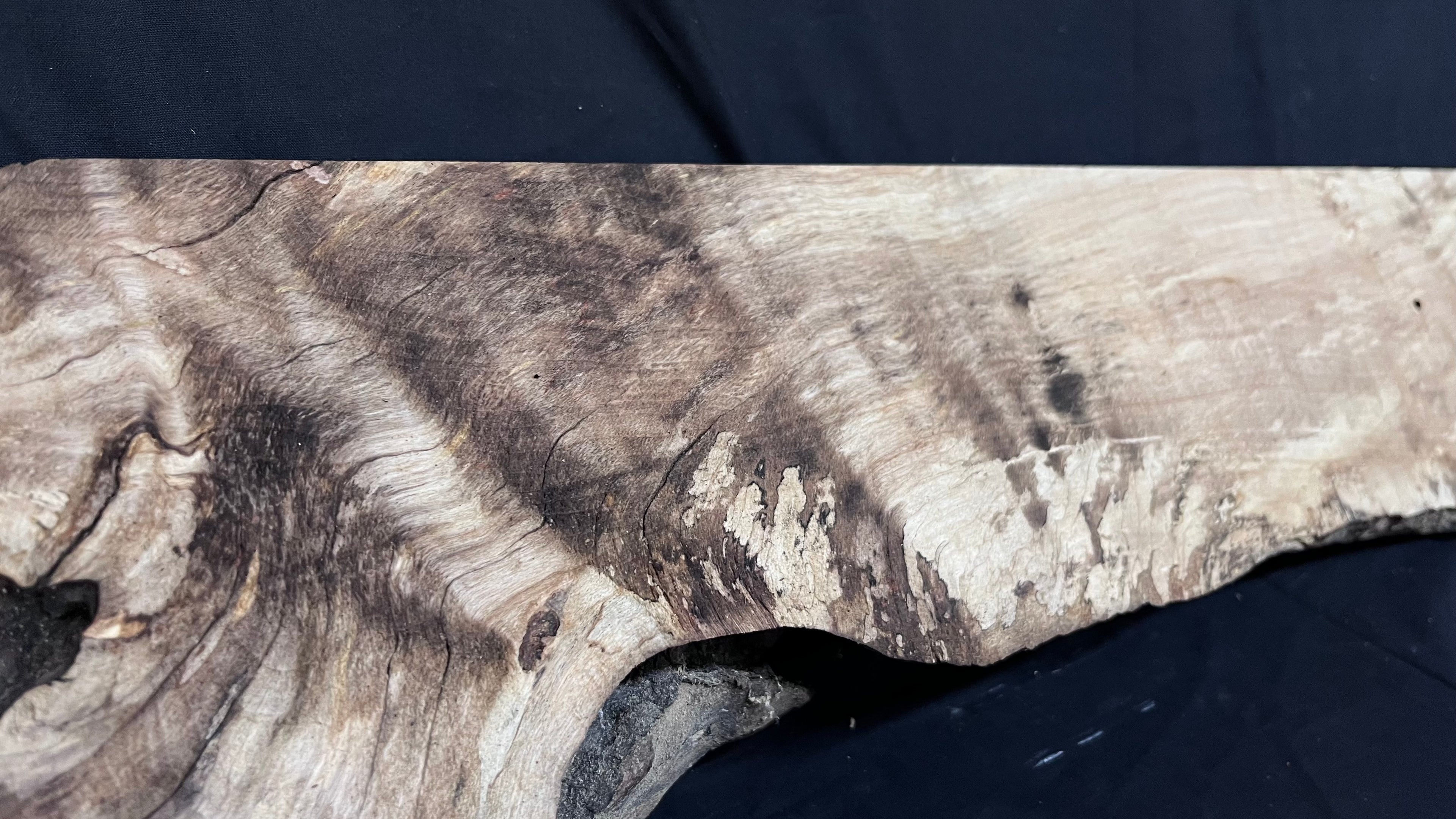 Hornbeam mantle, chunky Plank 1258 L x 237 W x 52 D mm   (263)