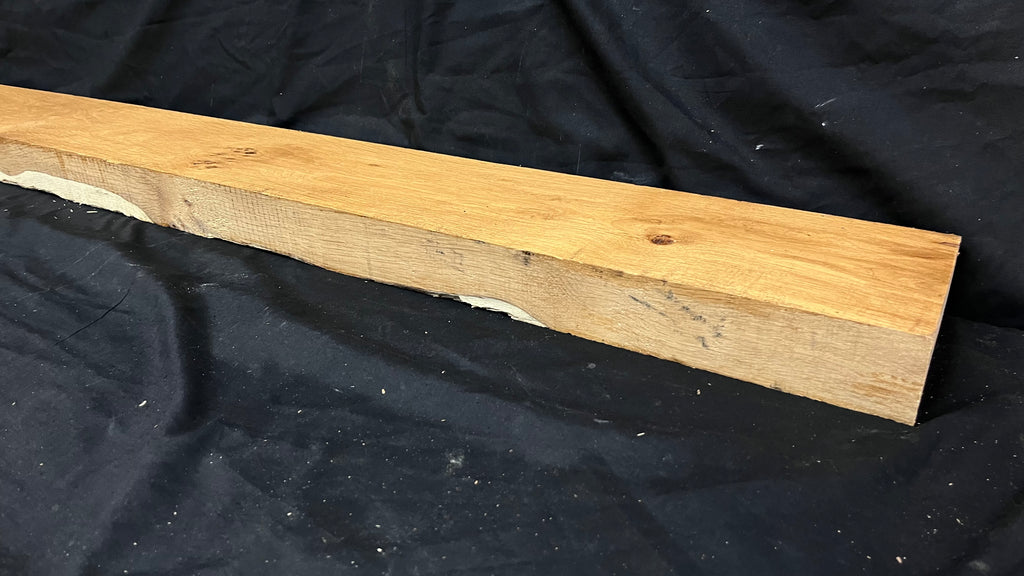OAK HARDWOOD SHELVING, MANTLE, SHELF 1650 L x 158 W x 56 D mm (264)