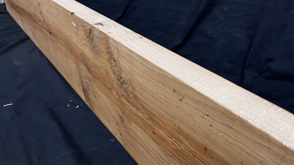 OAK HARDWOOD SHELVING, MANTLE, SHELF 1638 L x 205 W x 45 D mm (265)