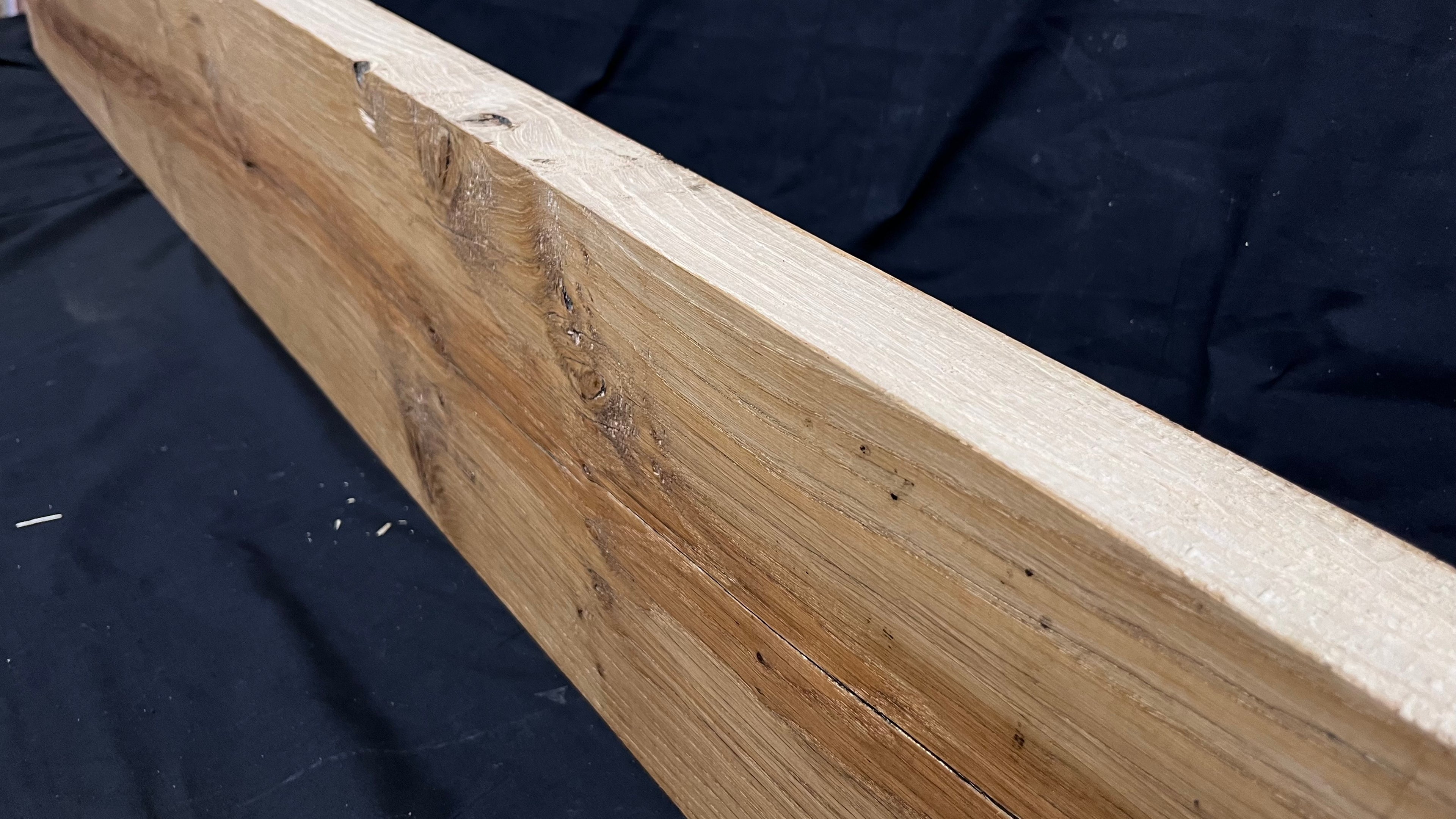 OAK HARDWOOD SHELVING, MANTLE, SHELF 1638 L x 205 W x 45 D mm (265)