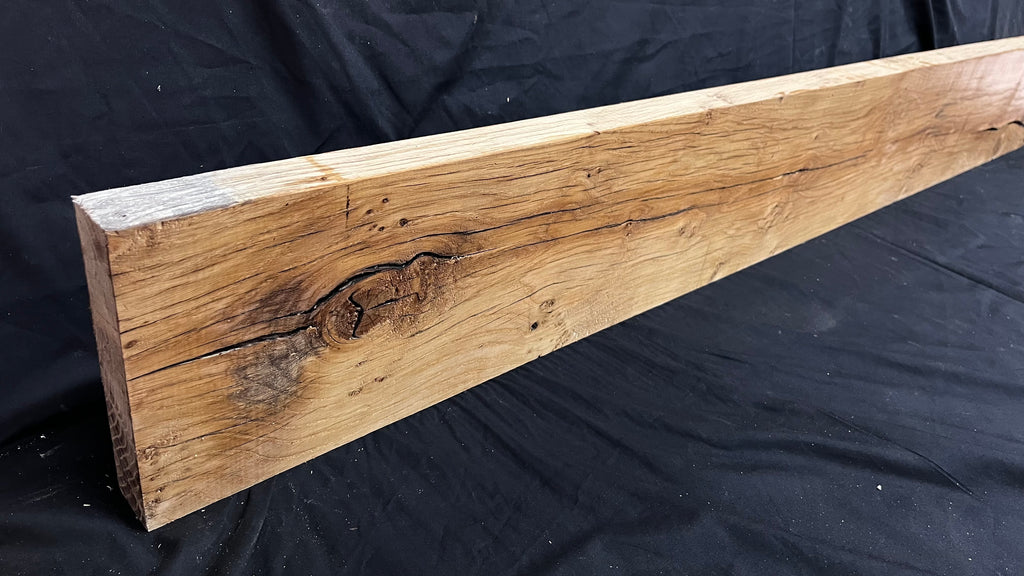 OAK HARDWOOD SHELVING, MANTLE, SHELF 1638 L x 205 W x 45 D mm (265)
