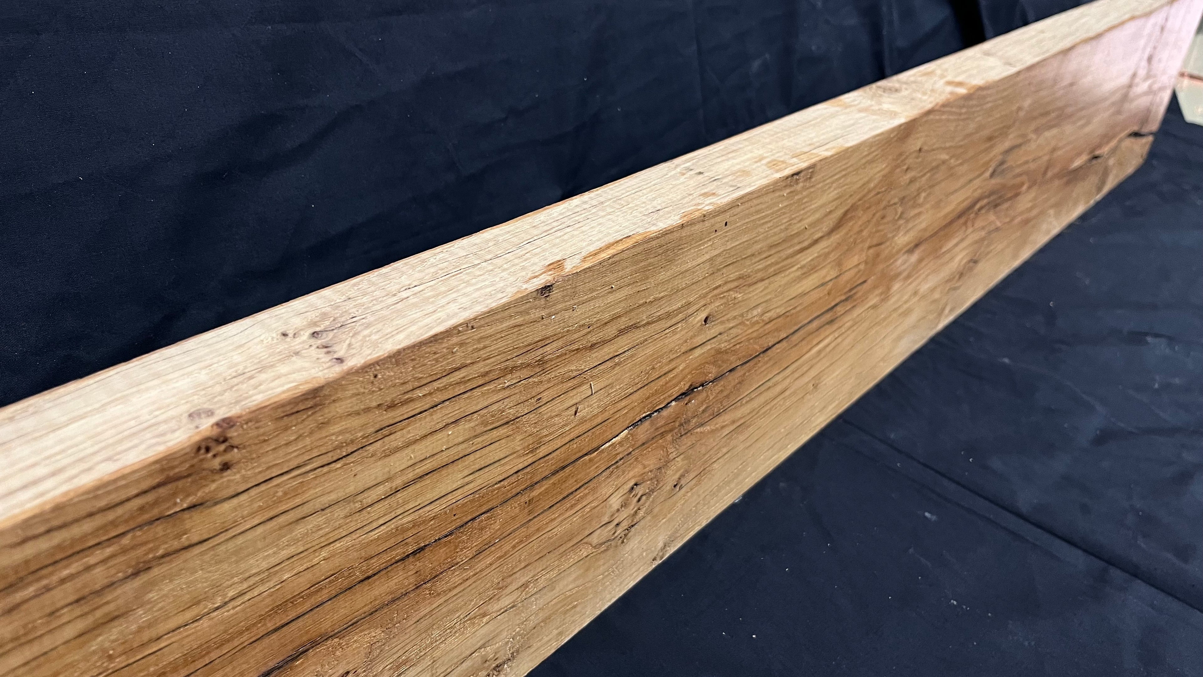 OAK HARDWOOD SHELVING, MANTLE, SHELF 1638 L x 205 W x 45 D mm (265)