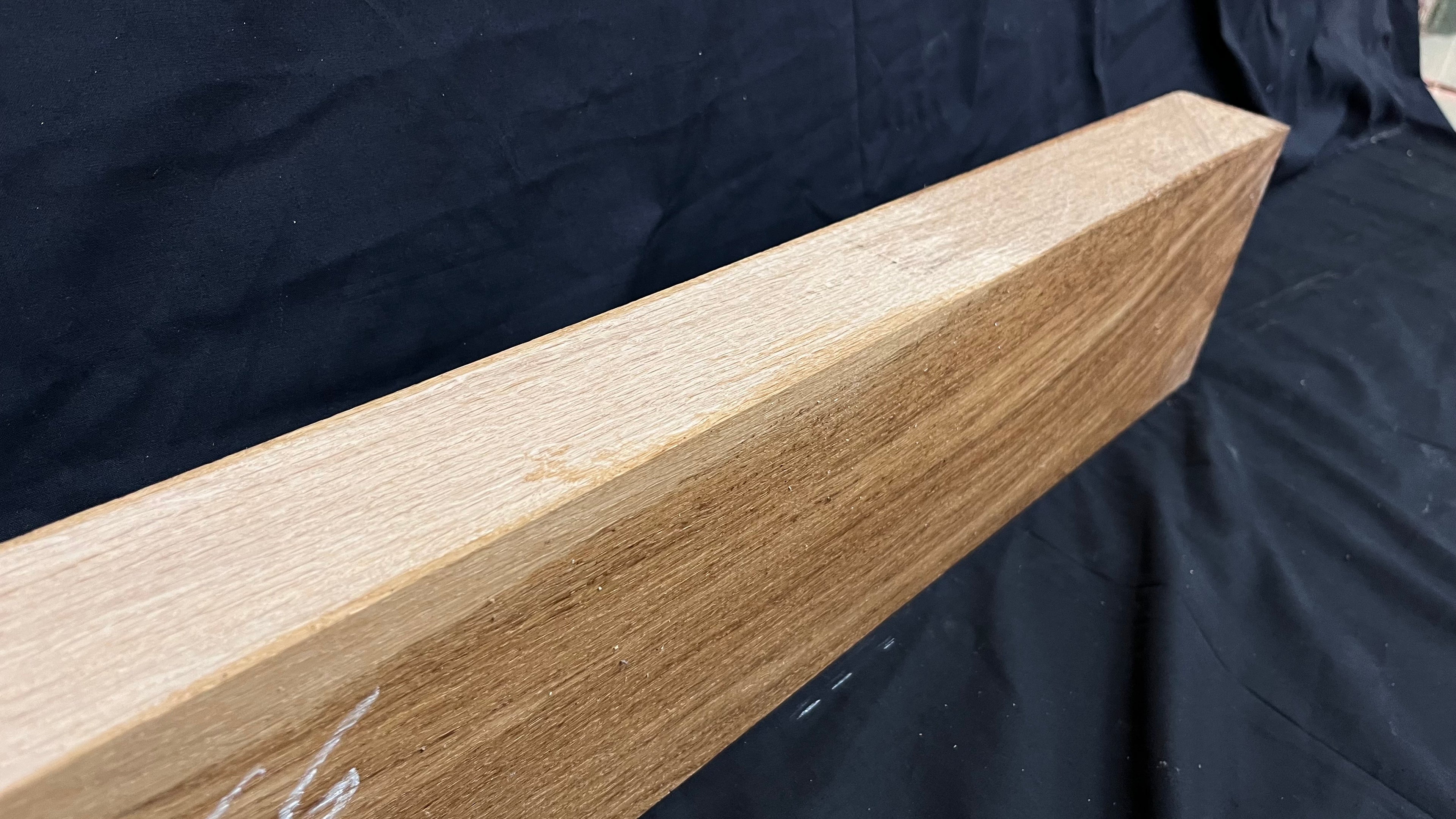 Brown oak, mantle, floating shelf  663 L x 164 W x 63 D mm (266)