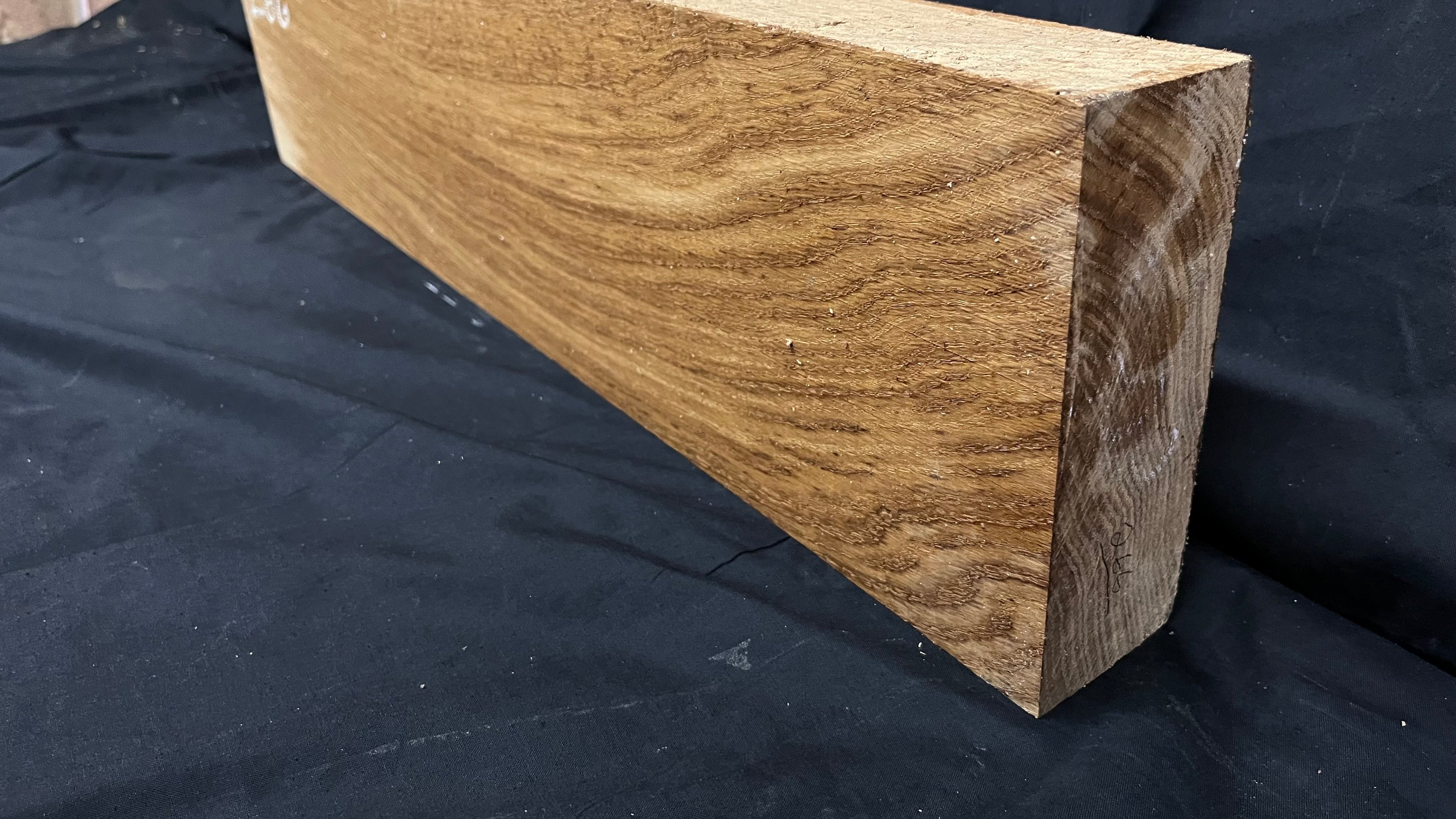 Brown oak, mantle, floating shelf  663 L x 164 W x 63 D mm (266)