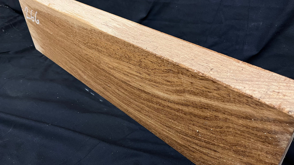 Brown oak, mantle, floating shelf  663 L x 164 W x 63 D mm (266)