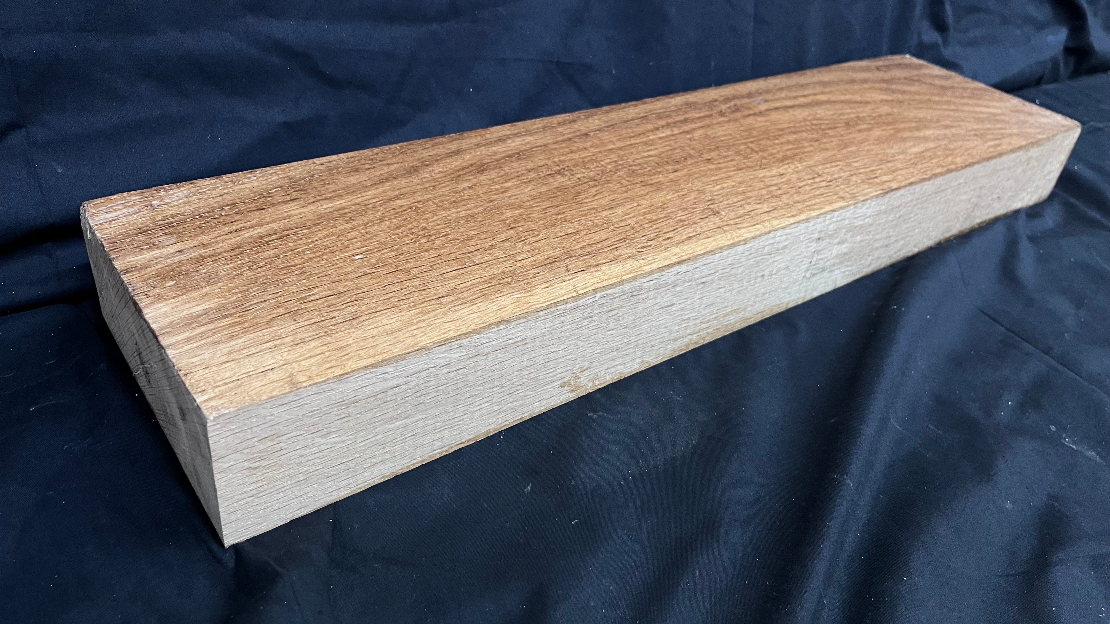 Brown oak, mantle, floating shelf  663 L x 164 W x 63 D mm (266)