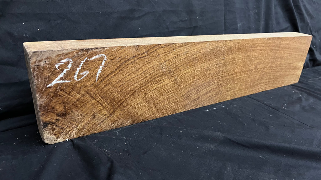 Brown oak, mantle, floating shelf  813 L x 163 W x 61 D mm (267)