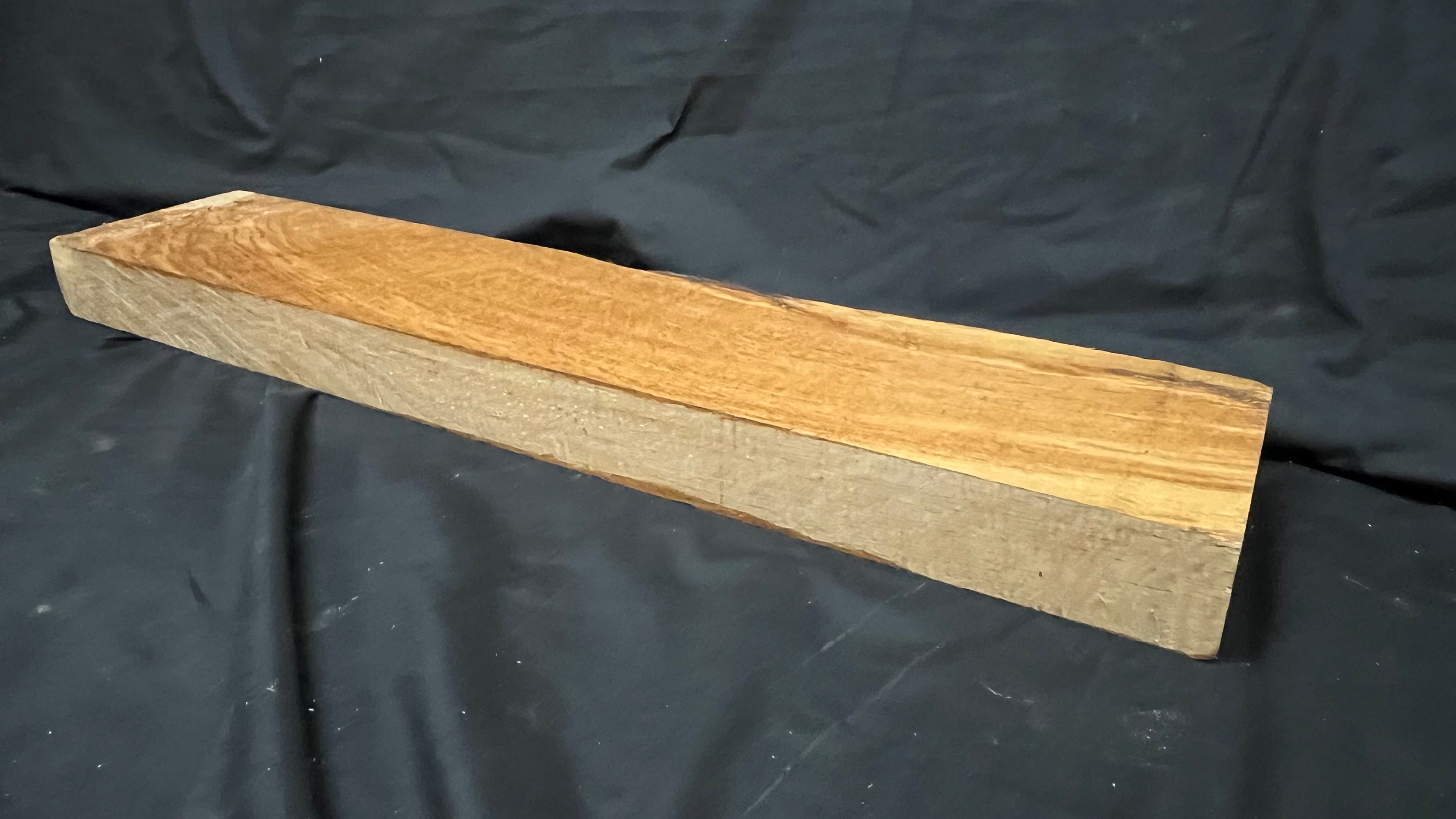 Brown oak, mantle, floating shelf  813 L x 163 W x 61 D mm (267)