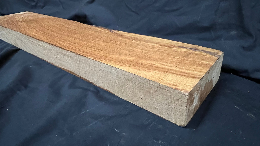 Brown oak, mantle, floating shelf  813 L x 163 W x 61 D mm (267)