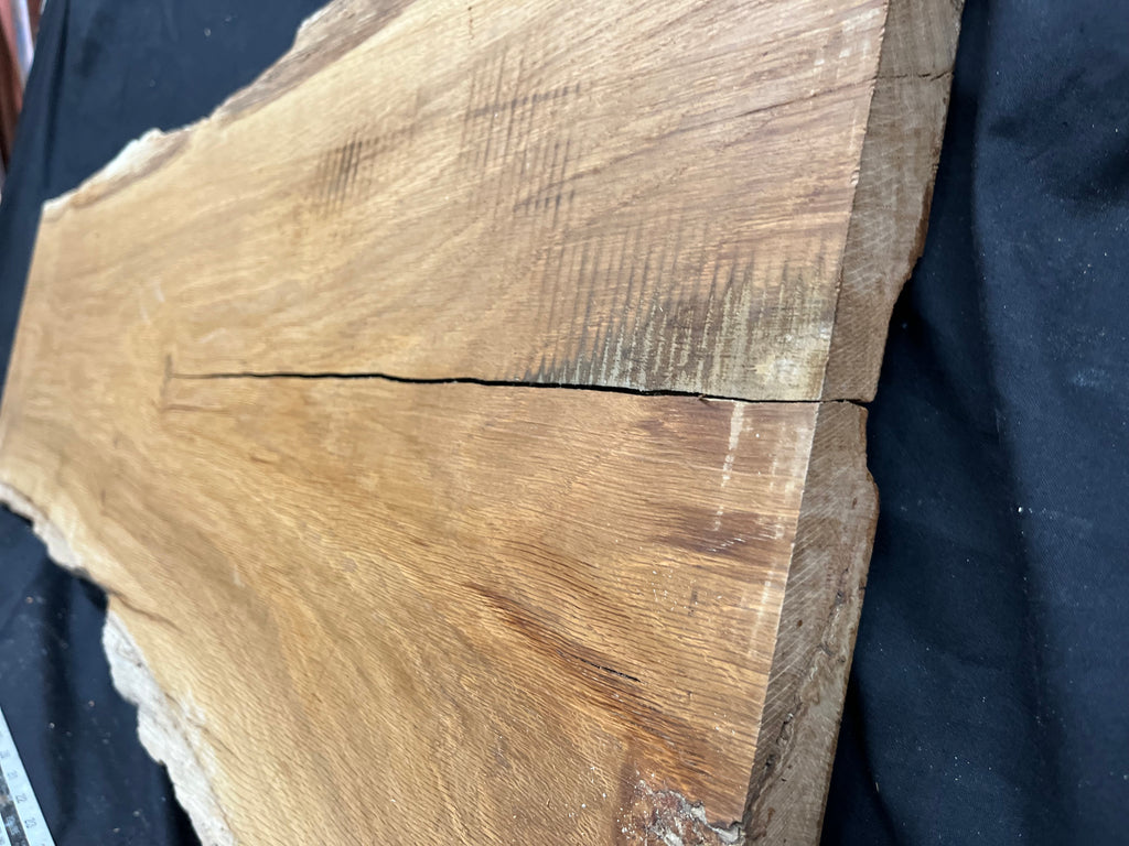 Oak,plank, platter, mantle, floating shelf  1001 L x 520 W x 38 D mm (269)