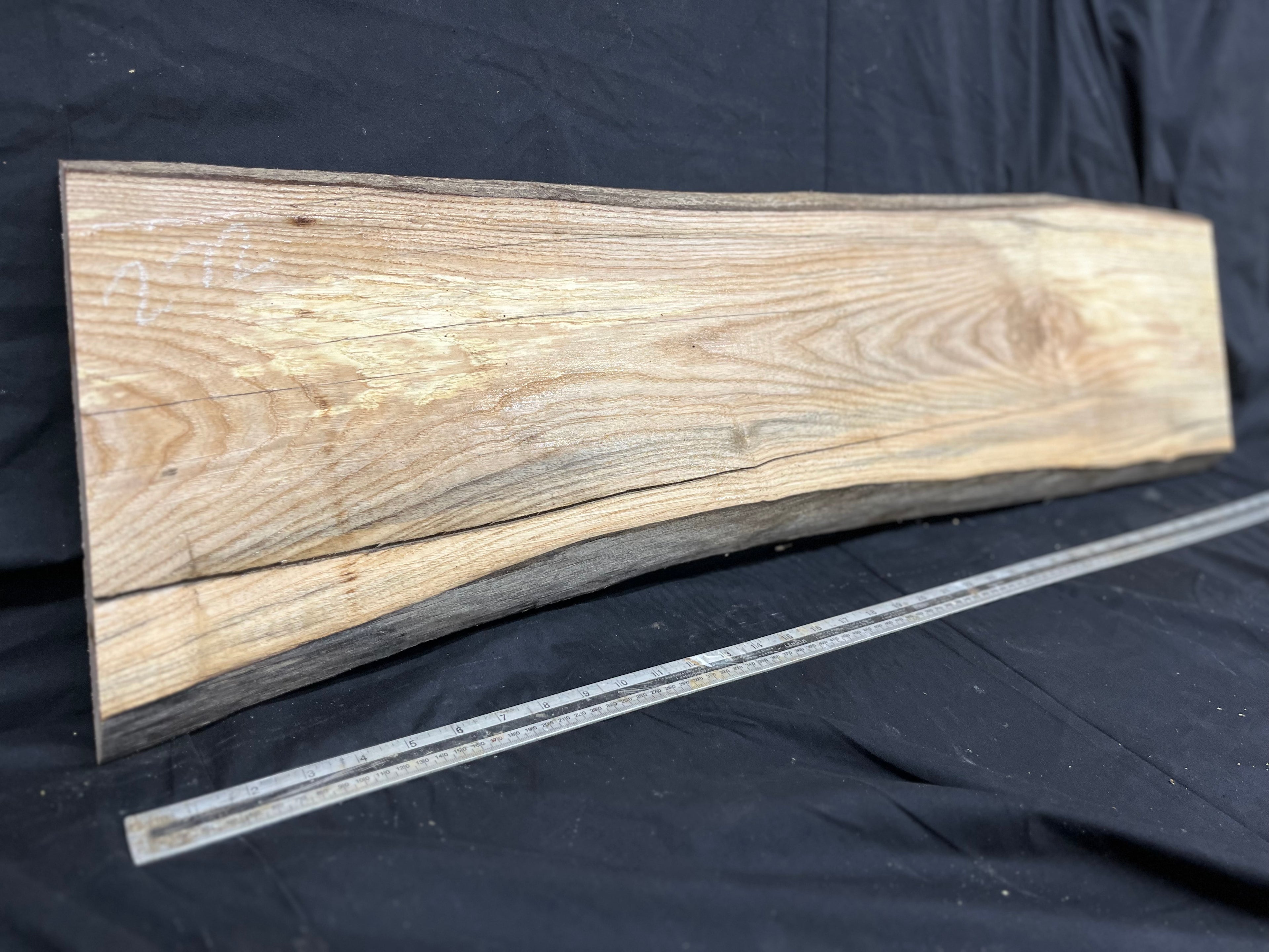 Ash hardwood window sill, plank 1032 L x 290 W x 33 D mm     (272)