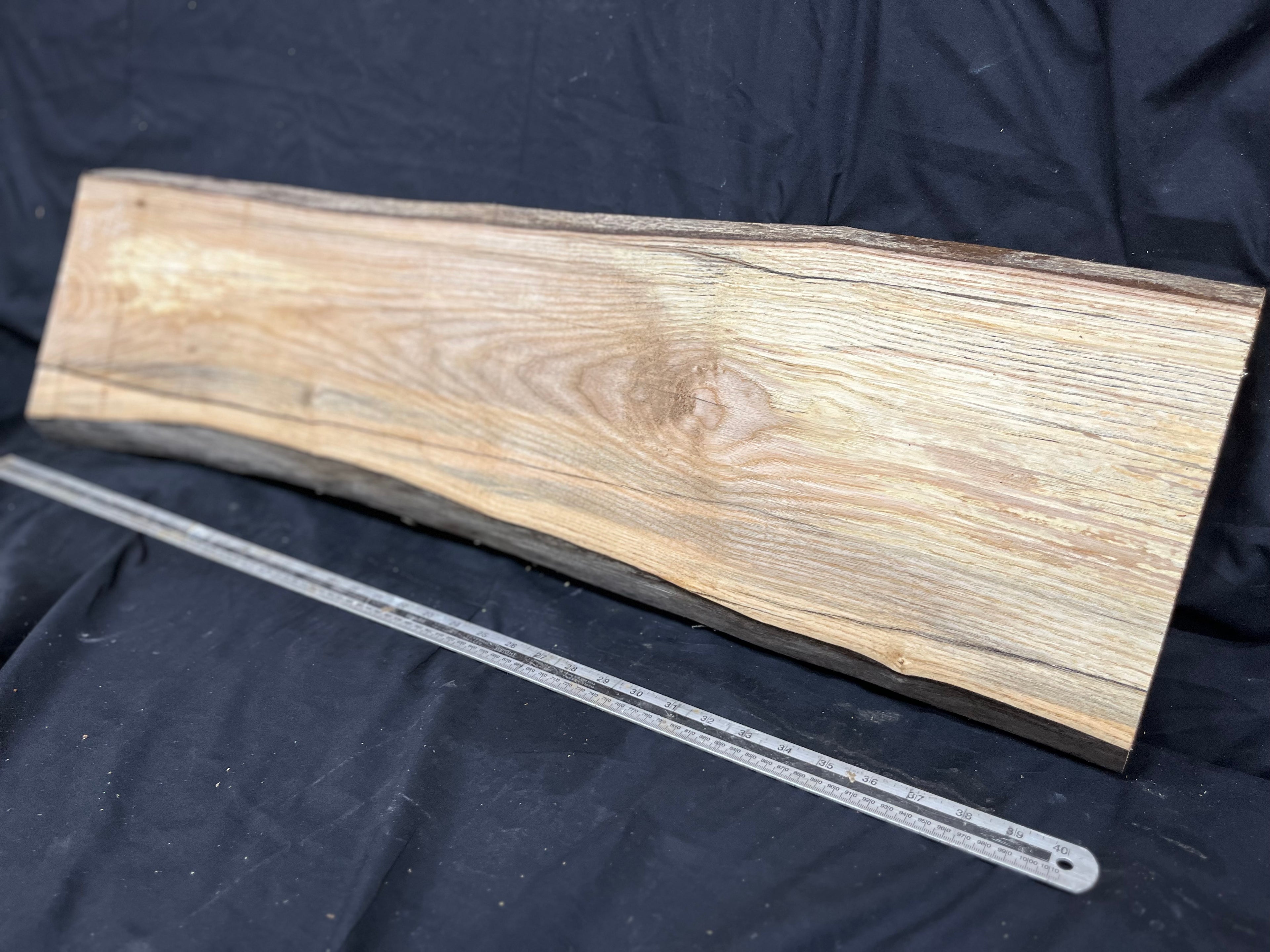 Ash hardwood window sill, plank 1032 L x 290 W x 33 D mm     (272)