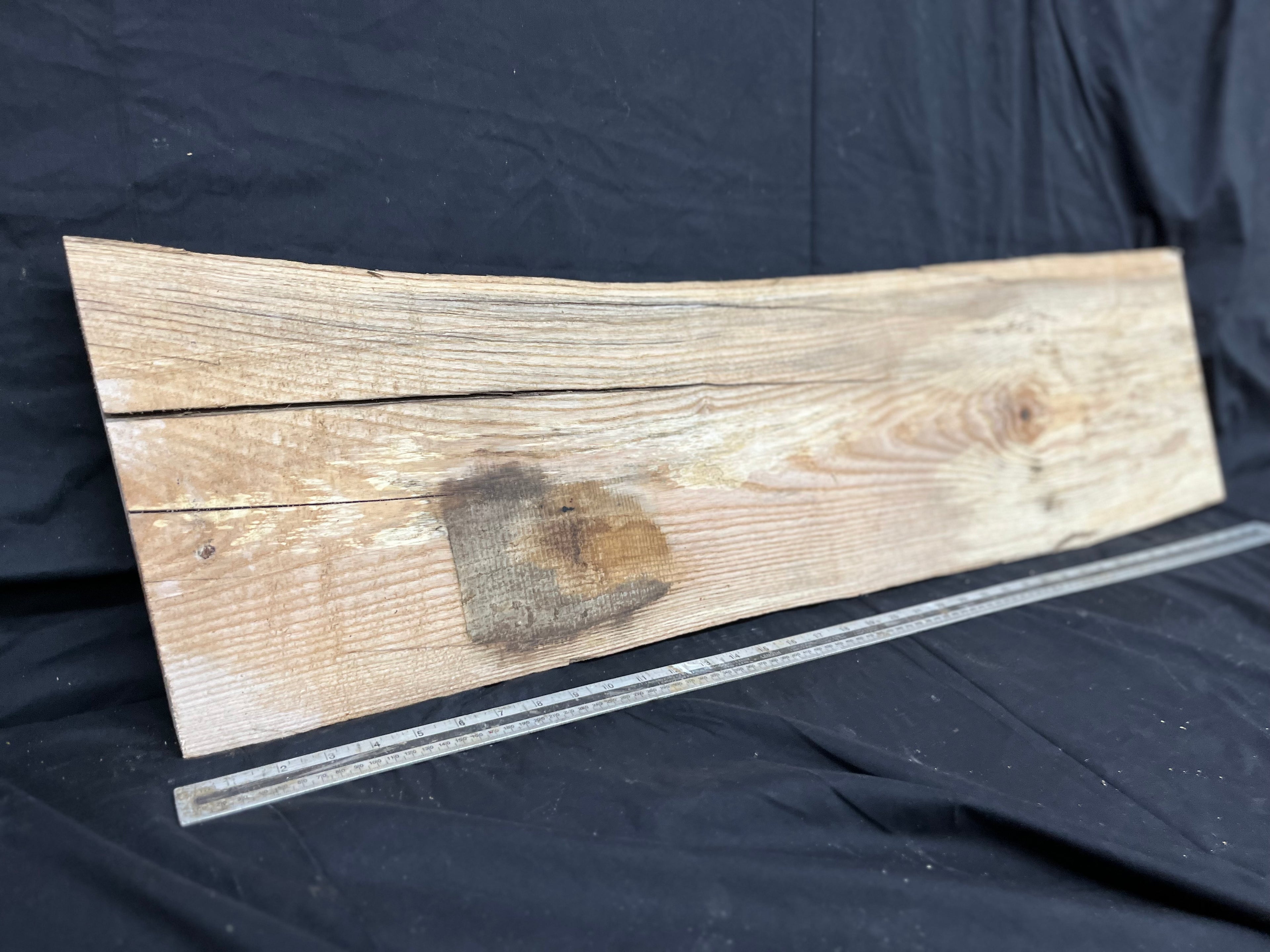 Ash hardwood window sill, plank 1032 L x 290 W x 33 D mm     (272)