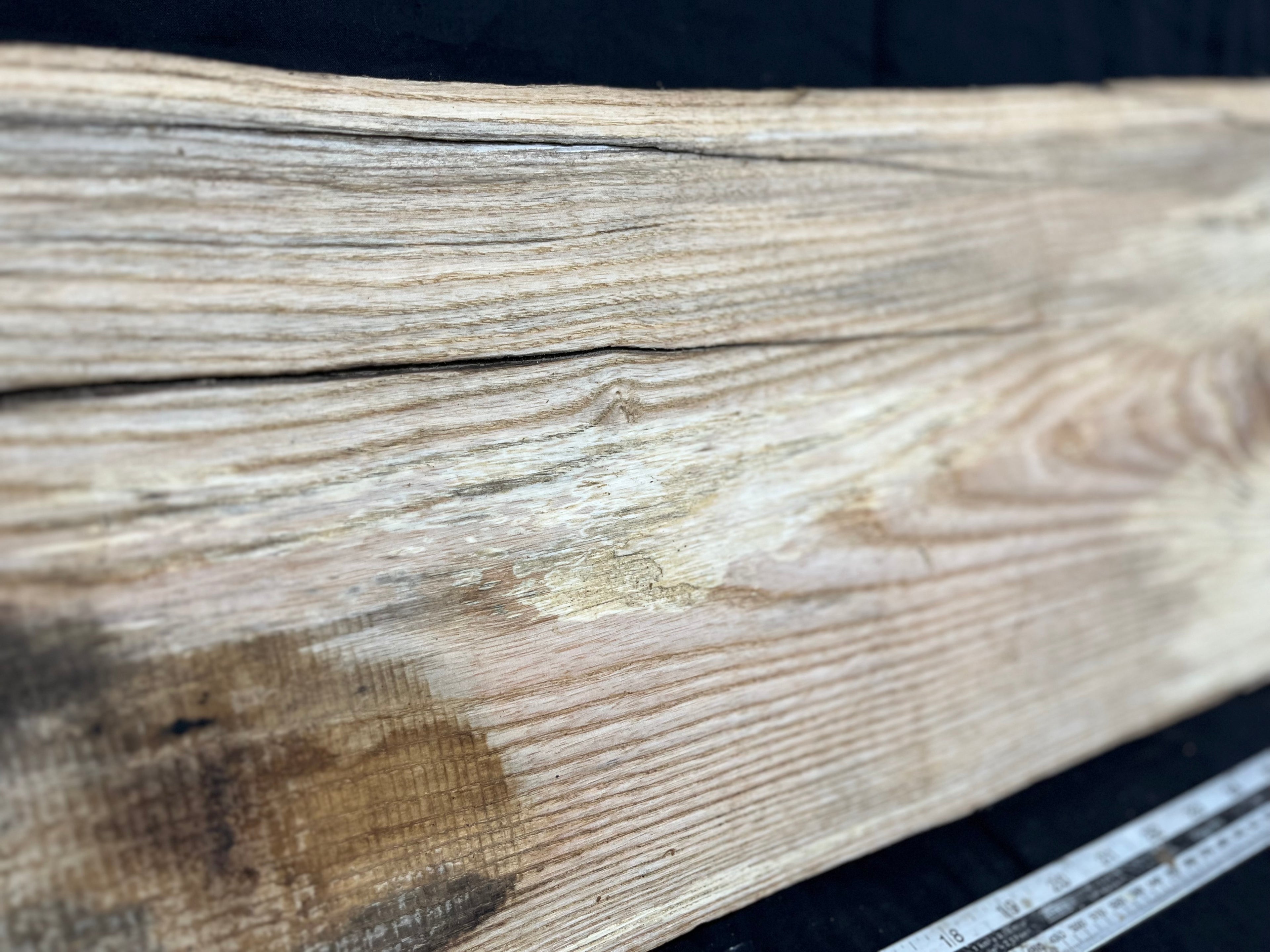 Ash hardwood window sill, plank 1032 L x 290 W x 33 D mm     (272)