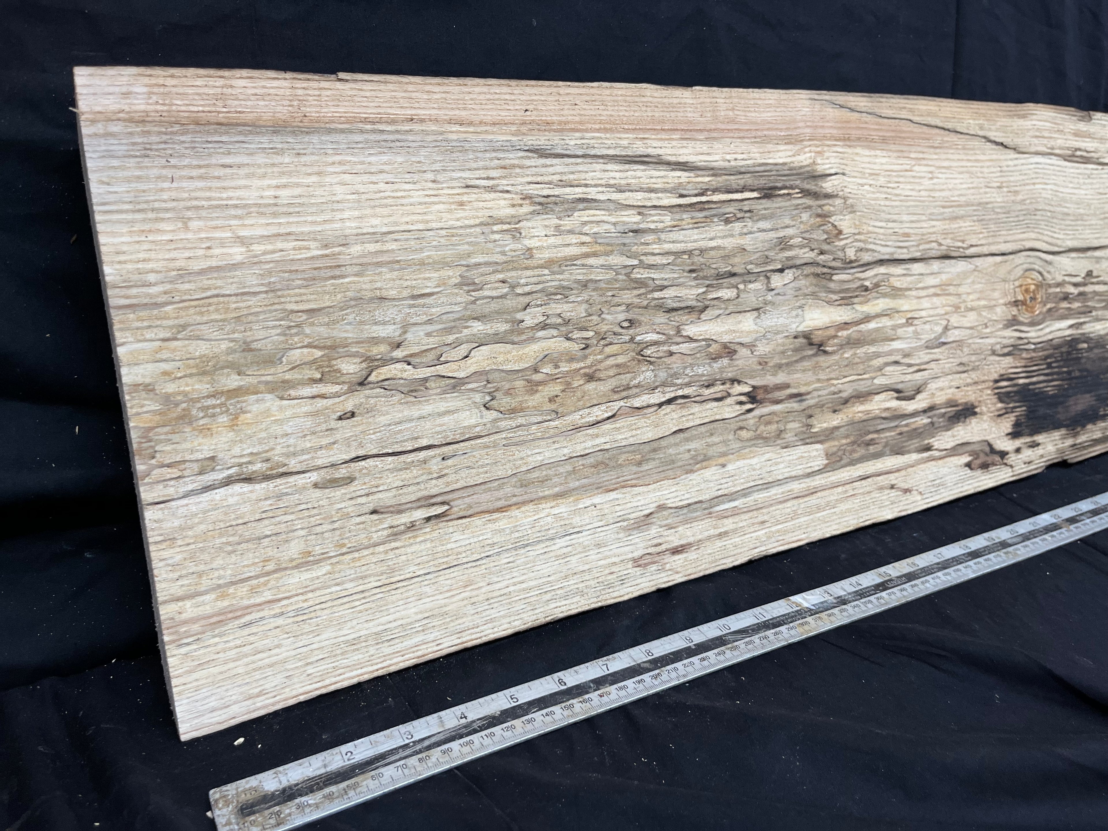 Ash hardwood window sill, plank 960 L x 280 W x 32 D mm     (273)