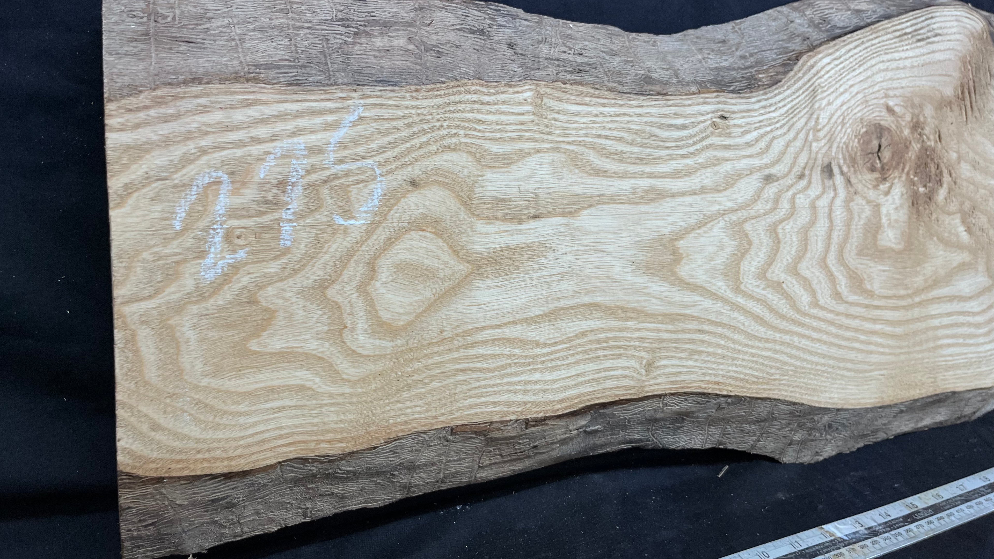 Ash hardwood window sill, plank 1100 L x 320 W x 30 D mm     (275)
