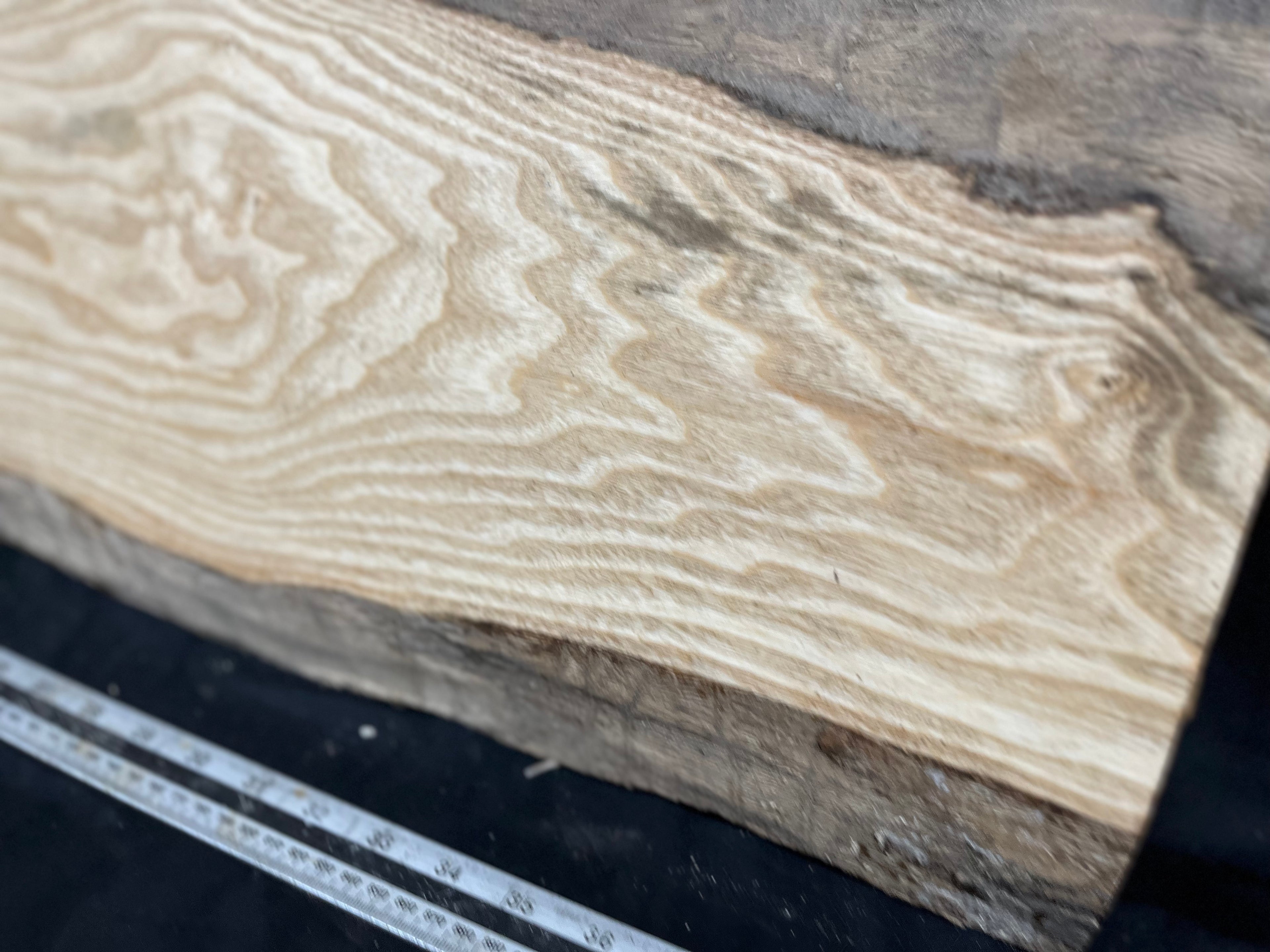 Ash hardwood window sill, plank 1100 L x 320 W x 30 D mm     (275)