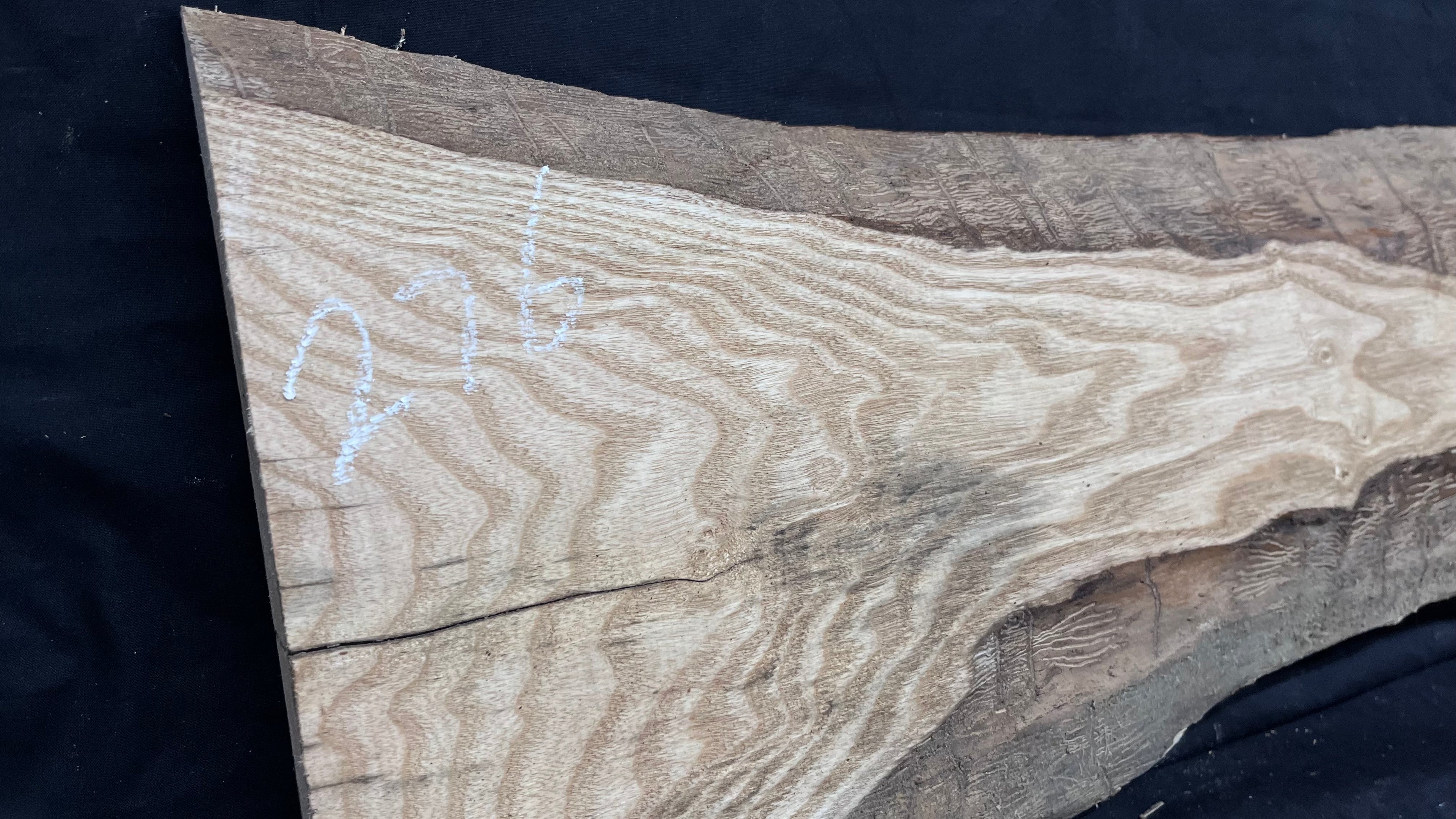 Ash hardwood window sill, plank 970 L x 284 W x 30 D mm     (276)