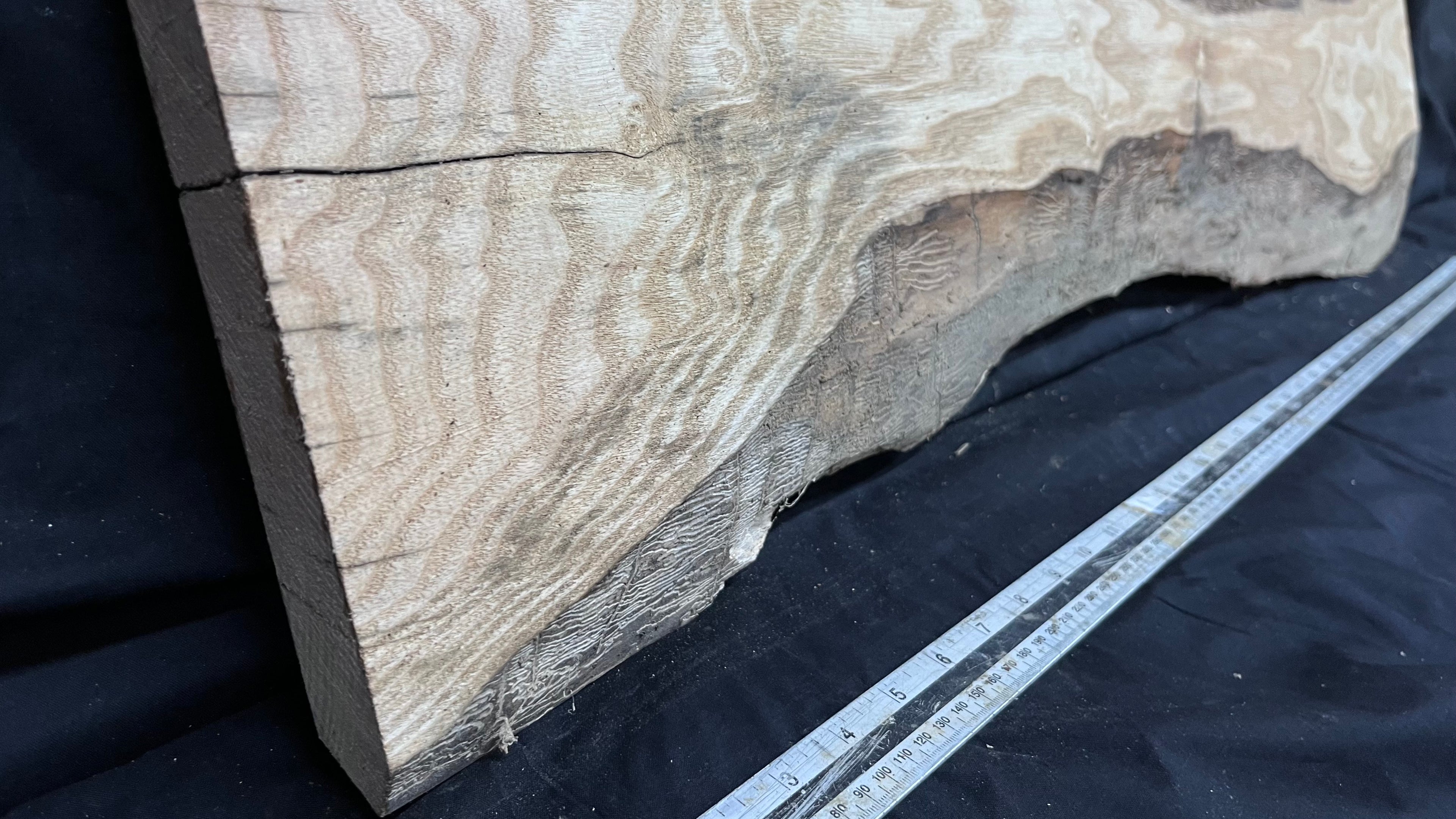 Ash hardwood window sill, plank 970 L x 284 W x 30 D mm     (276)