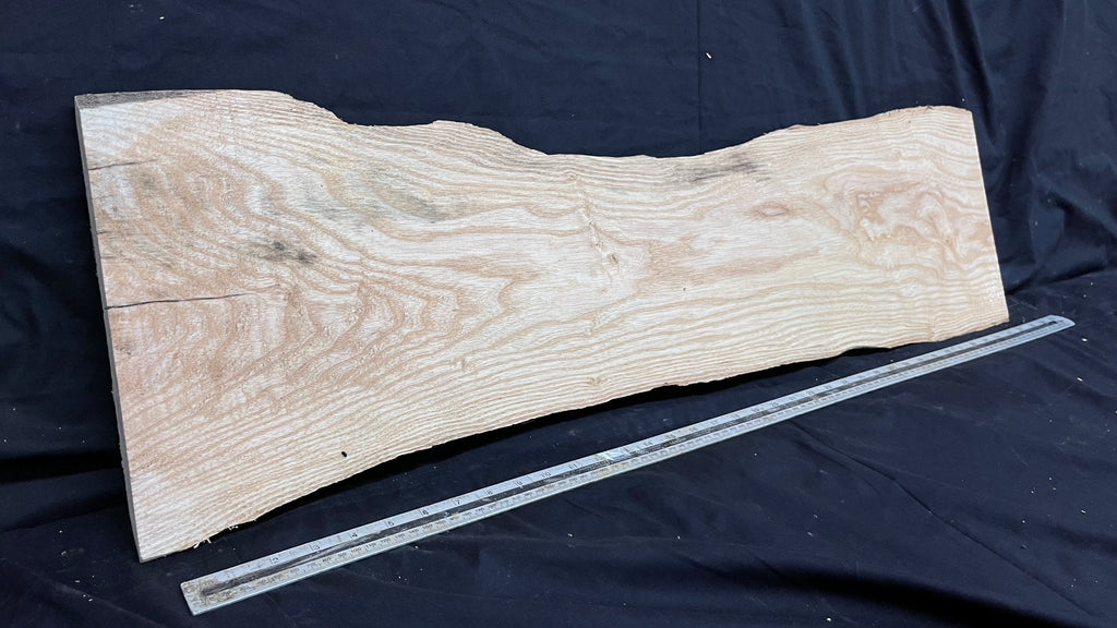 Ash hardwood window sill, plank 970 L x 284 W x 30 D mm     (276)