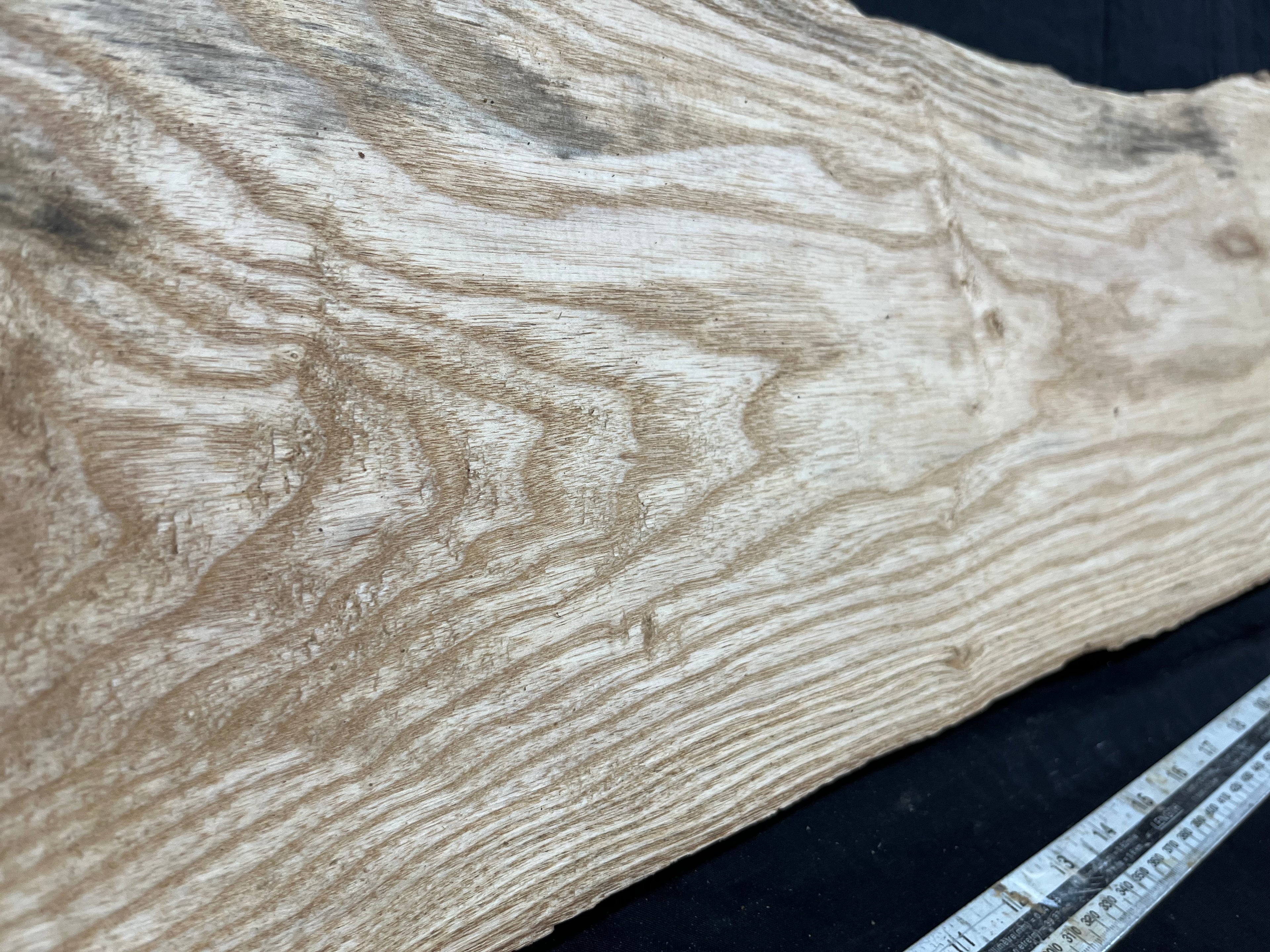 Ash hardwood window sill, plank 970 L x 284 W x 30 D mm     (276)
