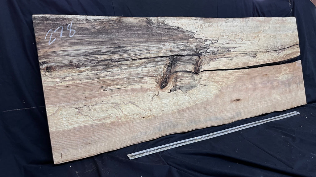 Coffee table top, ash hardwood 1410 L x 528 W x 31 D mm     (278)