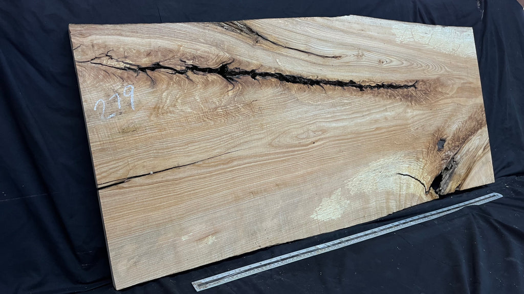 Coffee table top, ash hardwood 1201 L x 555 W x 31 D mm     (279)