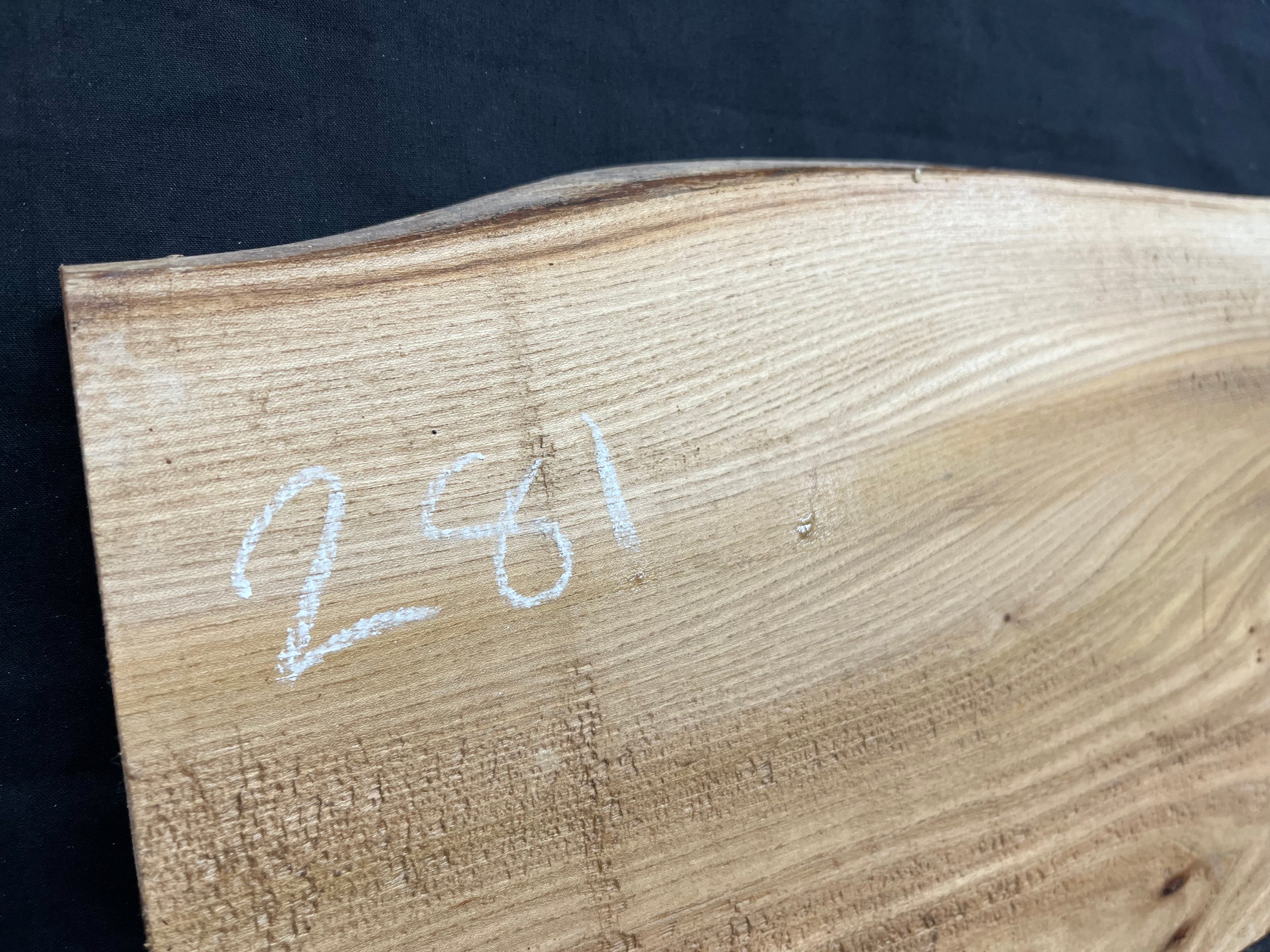 Wych elm sill, shelf,board, plank, 744 L x 275 W x 22 D mm    (281)