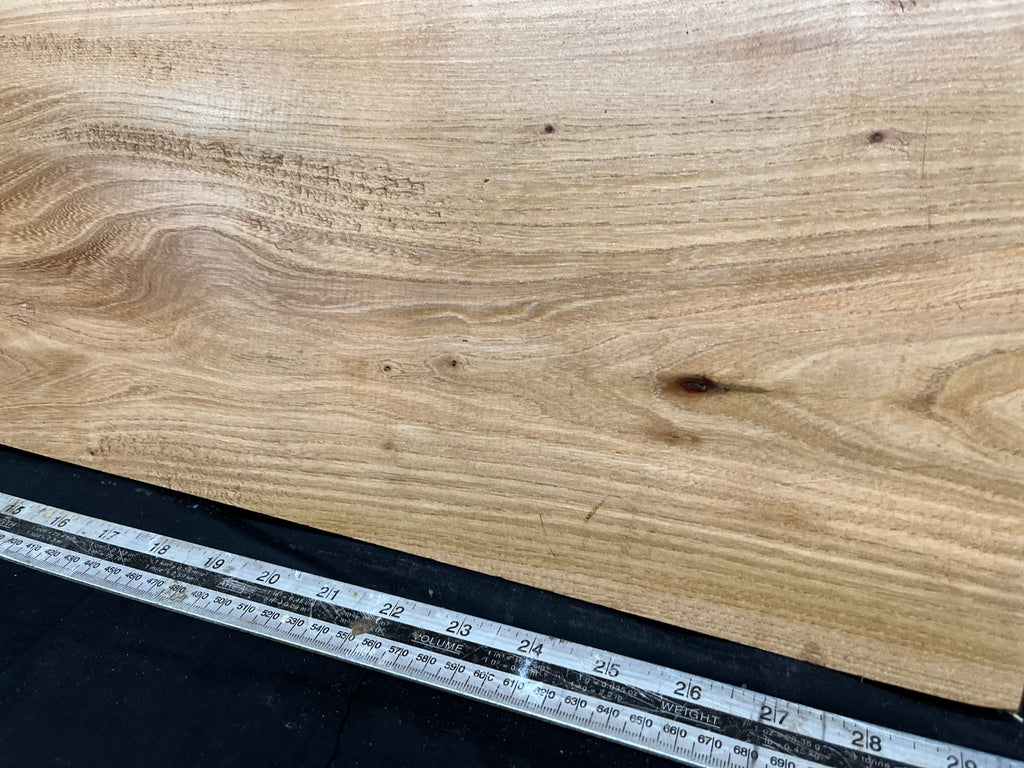 Wych elm sill, shelf,board, plank, 744 L x 275 W x 22 D mm    (281)