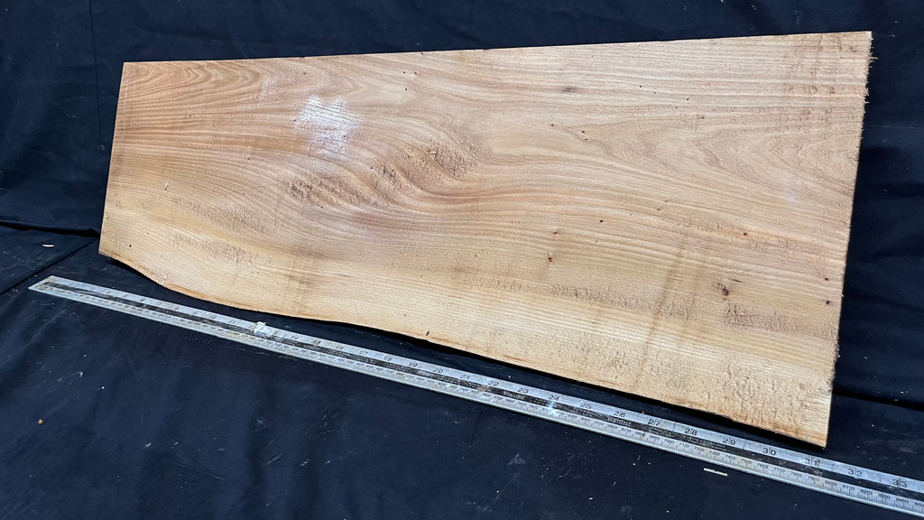 Wych elm sill, shelf,board, plank, 744 L x 275 W x 22 D mm    (281)