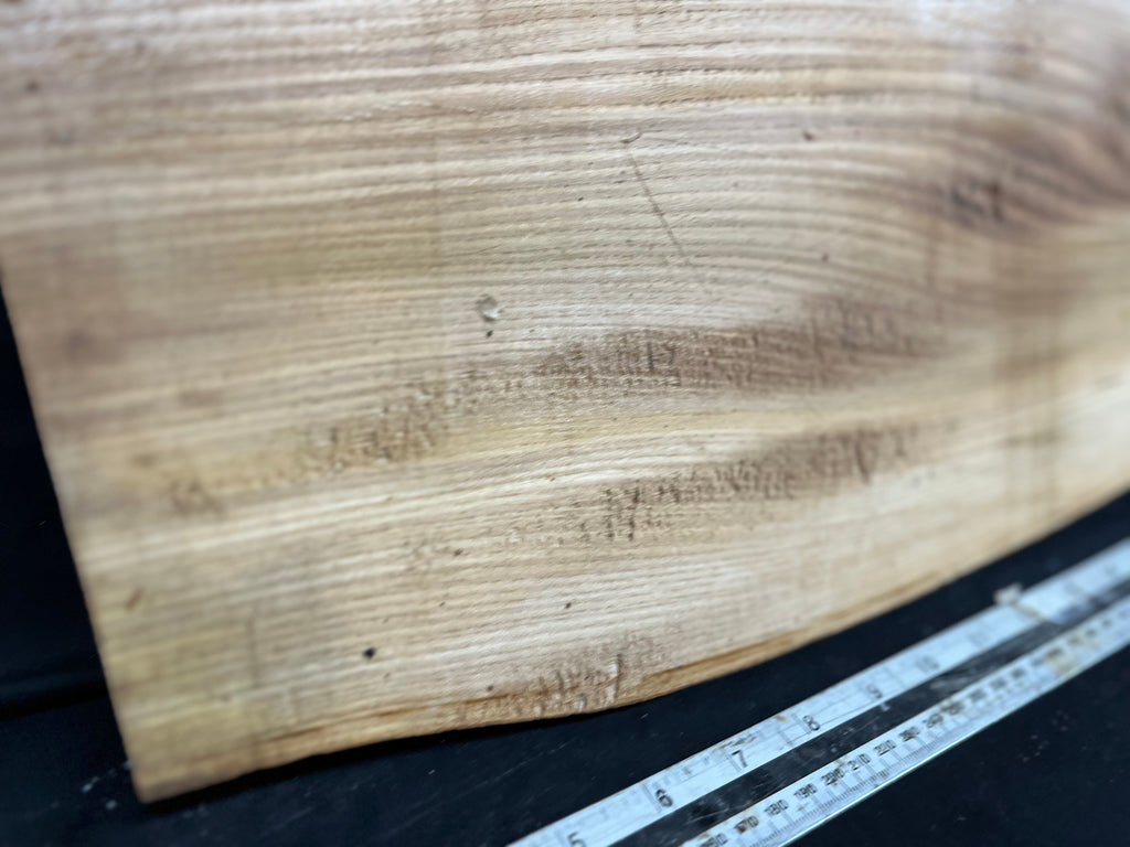 Wych elm sill, shelf,board, plank, 744 L x 275 W x 22 D mm    (281)