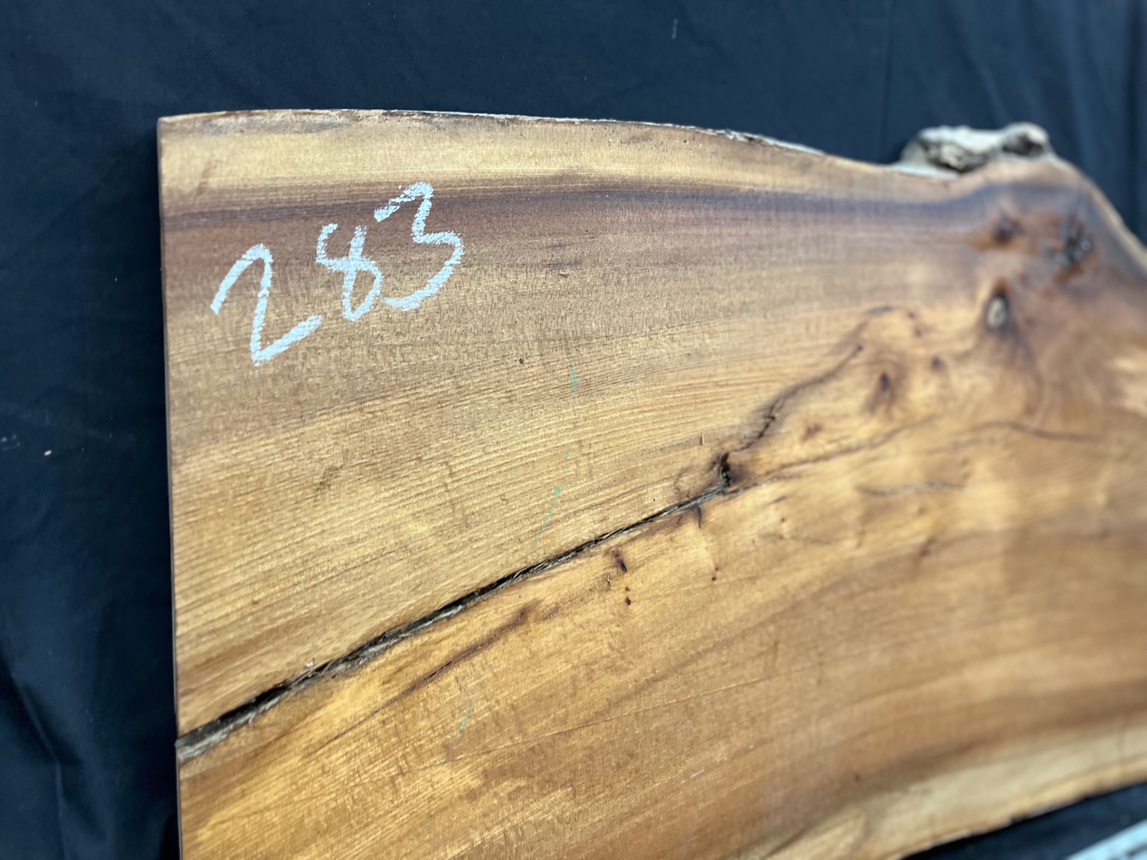 Elm sill, shelf,board, plank, 722 L x 470 W x 40 D mm    (283)