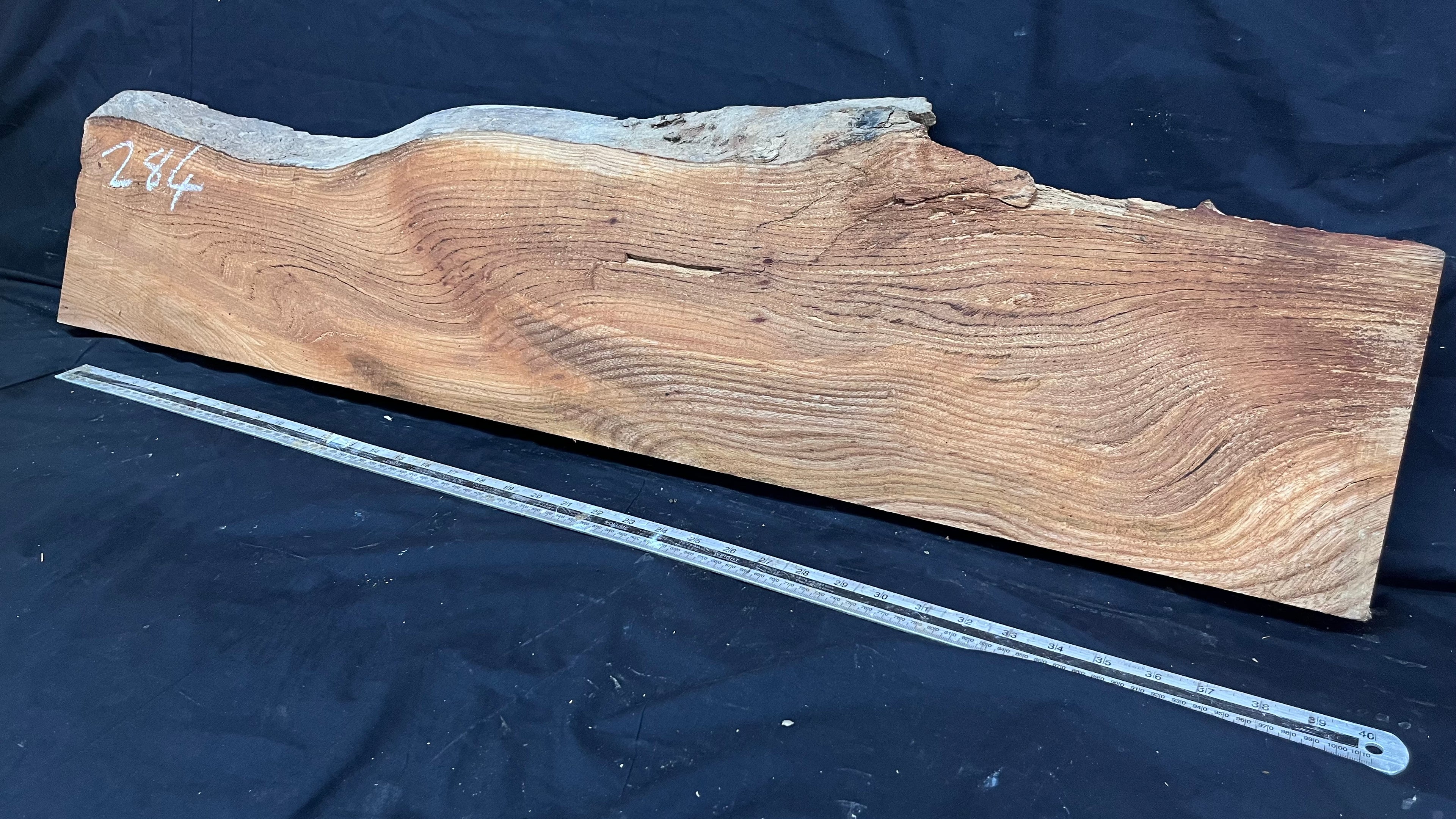Elm sill, shelf,board, plank, 1097 L x 272 W x 40 D mm    (284)