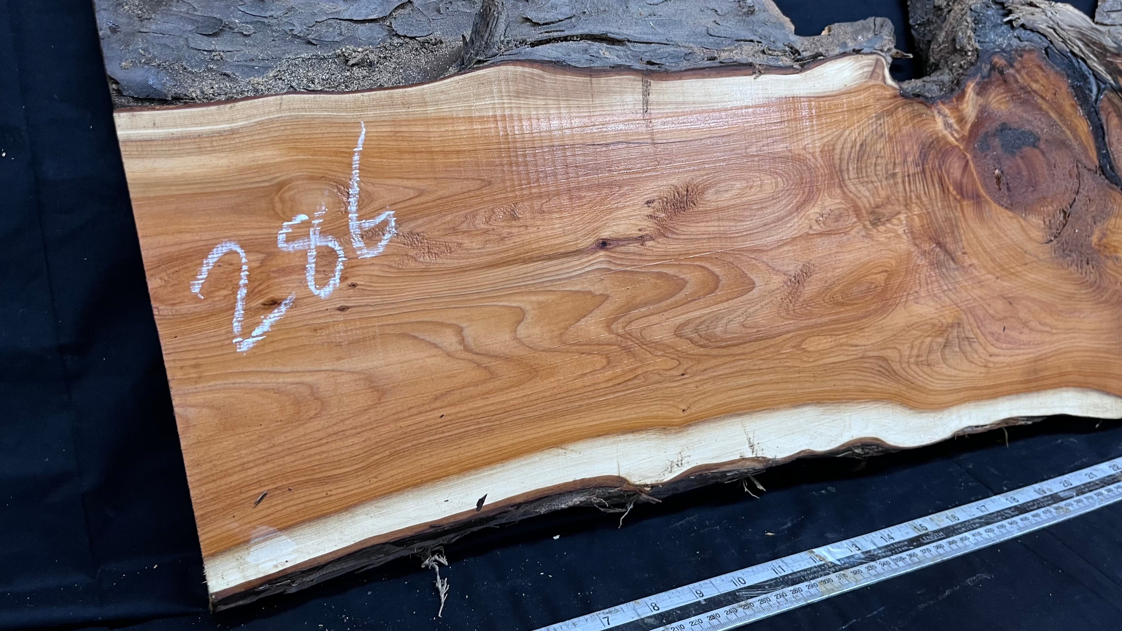 Hardwood yew, slab, board 840 L x 320 W x 44 D (mm) (286)