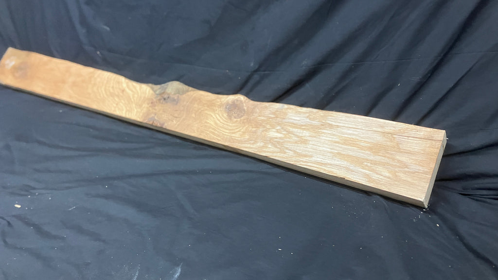 OAK HARDWOOD SHELVING, MANTLE 1355 L x 120 W x 47 D mm (153)