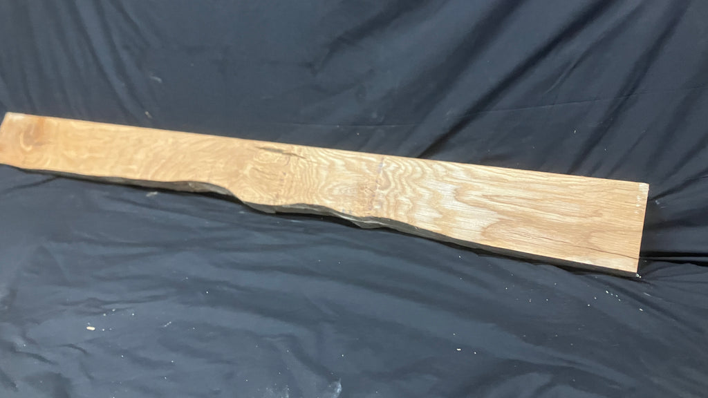 OAK HARDWOOD SHELVING, MANTLE 1355 L x 120 W x 47 D mm (153)