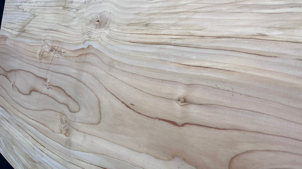 Cedar plank, timber, board. 1109 L x 533 W x 27 D mm  (427mf)