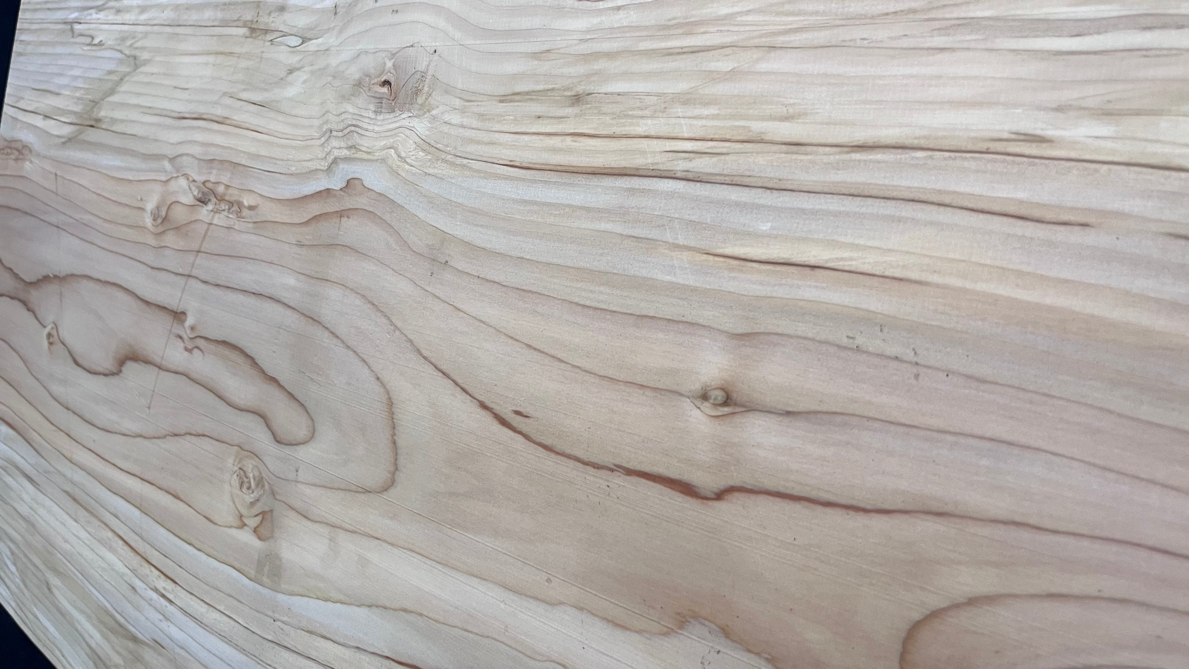 Cedar plank, timber, board. 1109 L x 533 W x 27 D mm  (427mf)