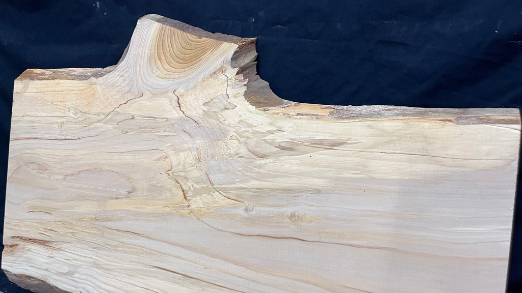Cedar plank, timber, board. 895 L x 545 W x 26 D mm  (428mf)
