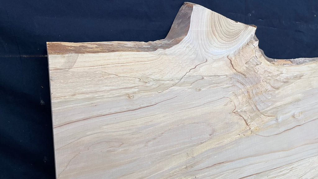 Cedar plank, timber, board. 895 L x 545 W x 26 D mm  (428mf)