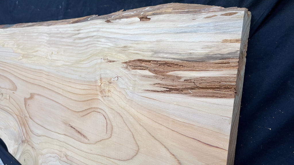Cedar plank, timber, board. 1107 L x 585 W x 29 D mm  (429mf)